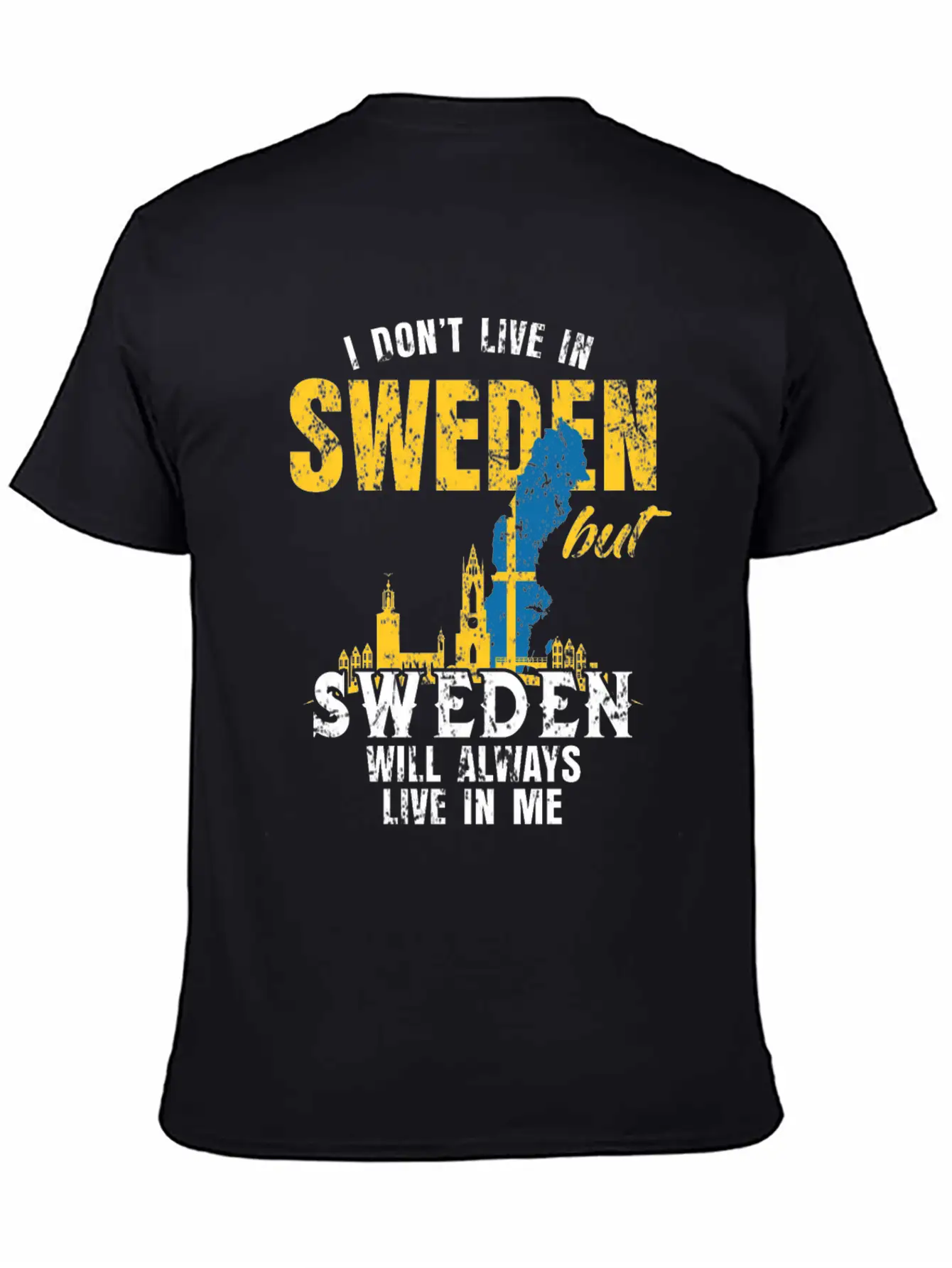 Sweden Country Flag Gift Basic Graphic T-Shirt – Daily Comfort In Soft Cotton