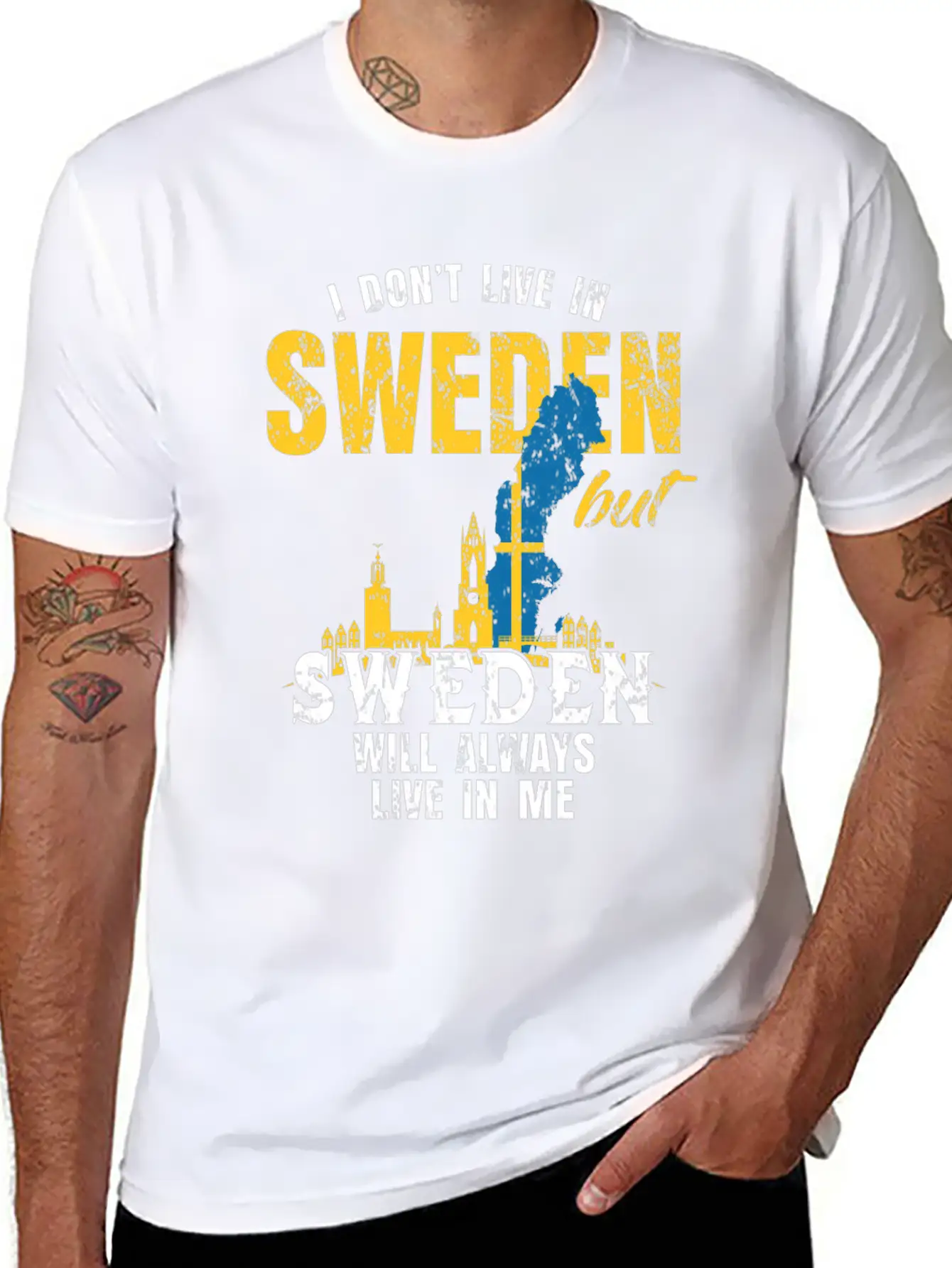 Sweden Country Flag Gift Basic Graphic T-Shirt – Daily Comfort In Soft Cotton