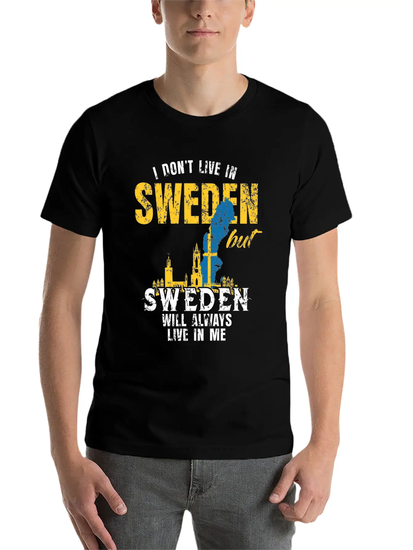 Sweden Country Flag Gift Basic Graphic T-Shirt – Daily Comfort In Soft Cotton