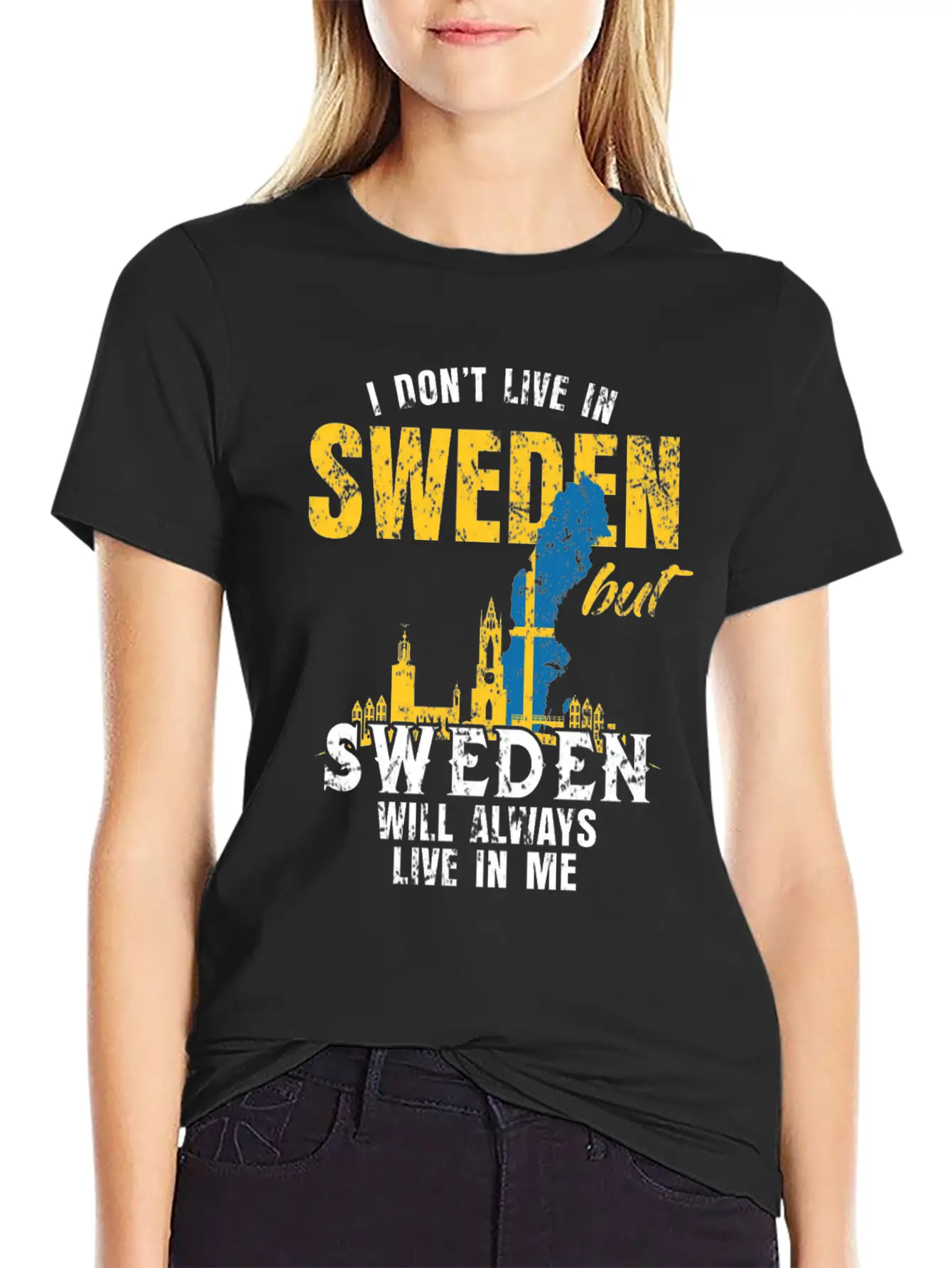 Sweden Country Flag Gift Basic Graphic T-Shirt – Daily Comfort In Soft Cotton
