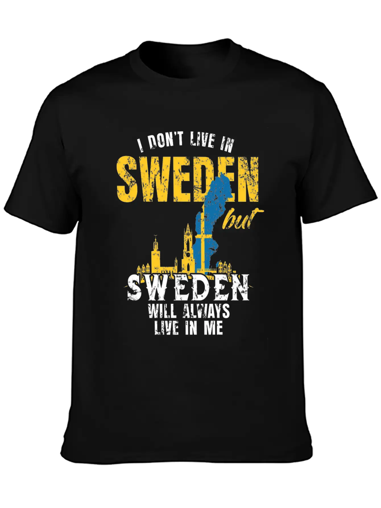 Sweden Country Flag Gift Basic Graphic T-Shirt – Daily Comfort In Soft Cotton