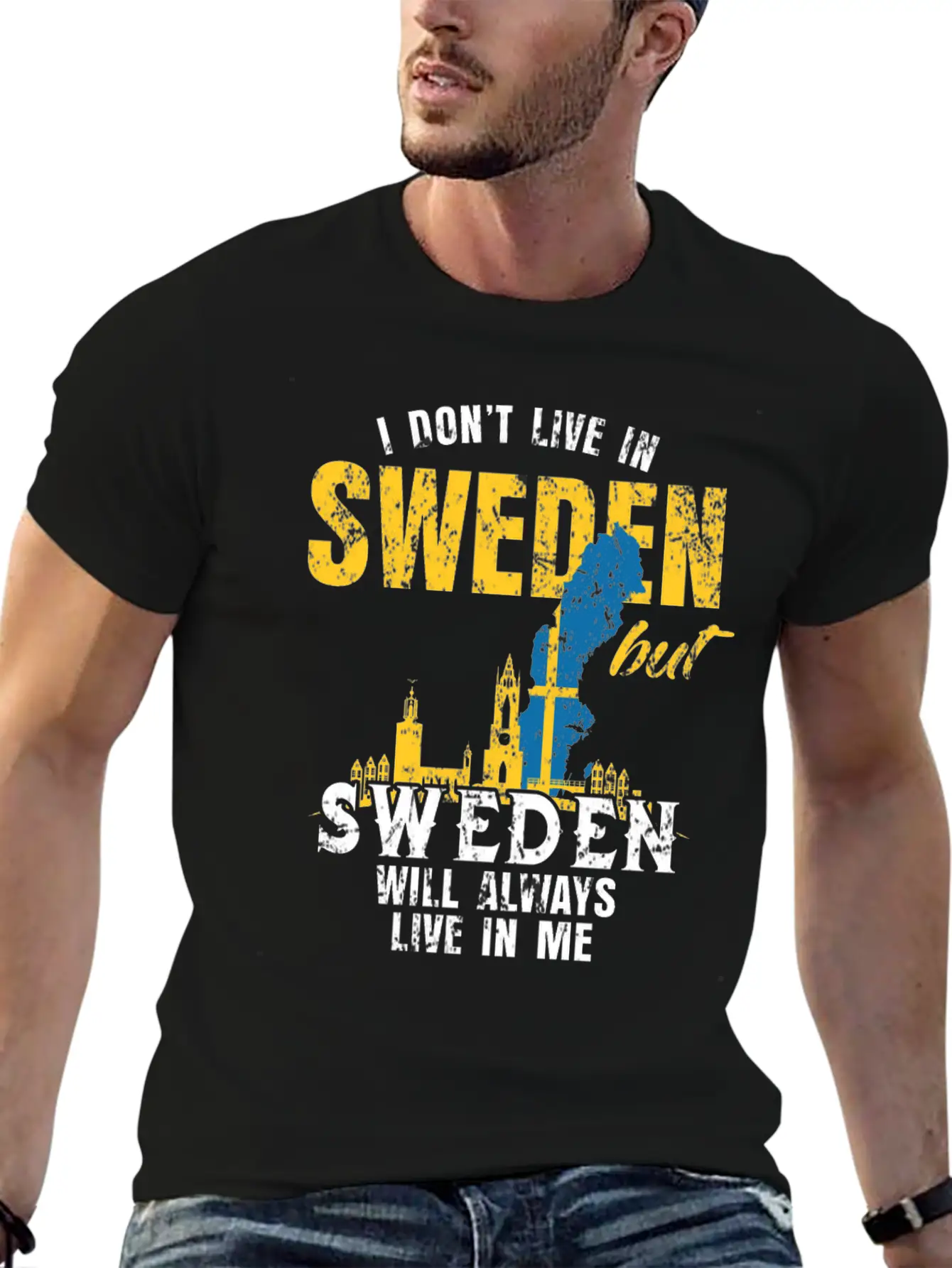 Sweden Country Flag Gift Basic Graphic T-Shirt – Daily Comfort In Soft Cotton