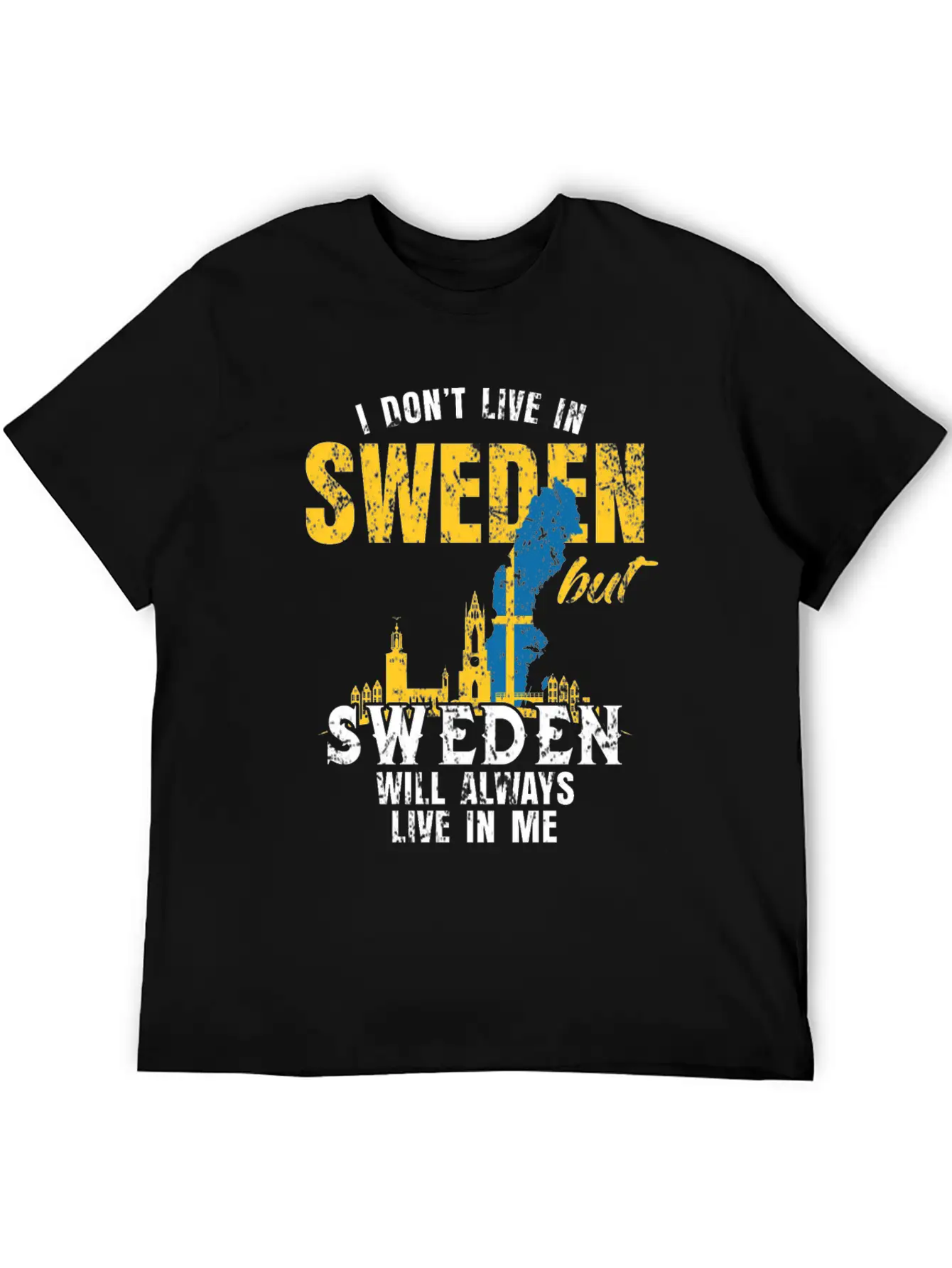 Sweden Country Flag Gift Basic Graphic T-Shirt – Daily Comfort In Soft Cotton