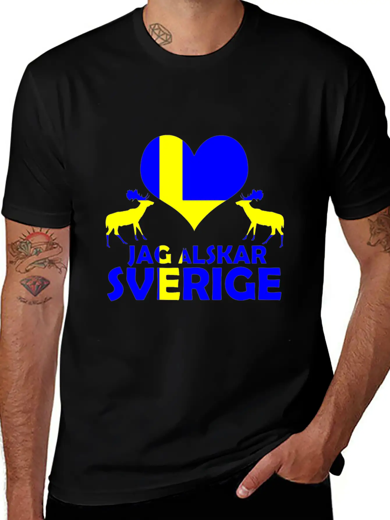 Sweden Culture Modern Fit Casual T-Shirt – Clean And Versatile Design