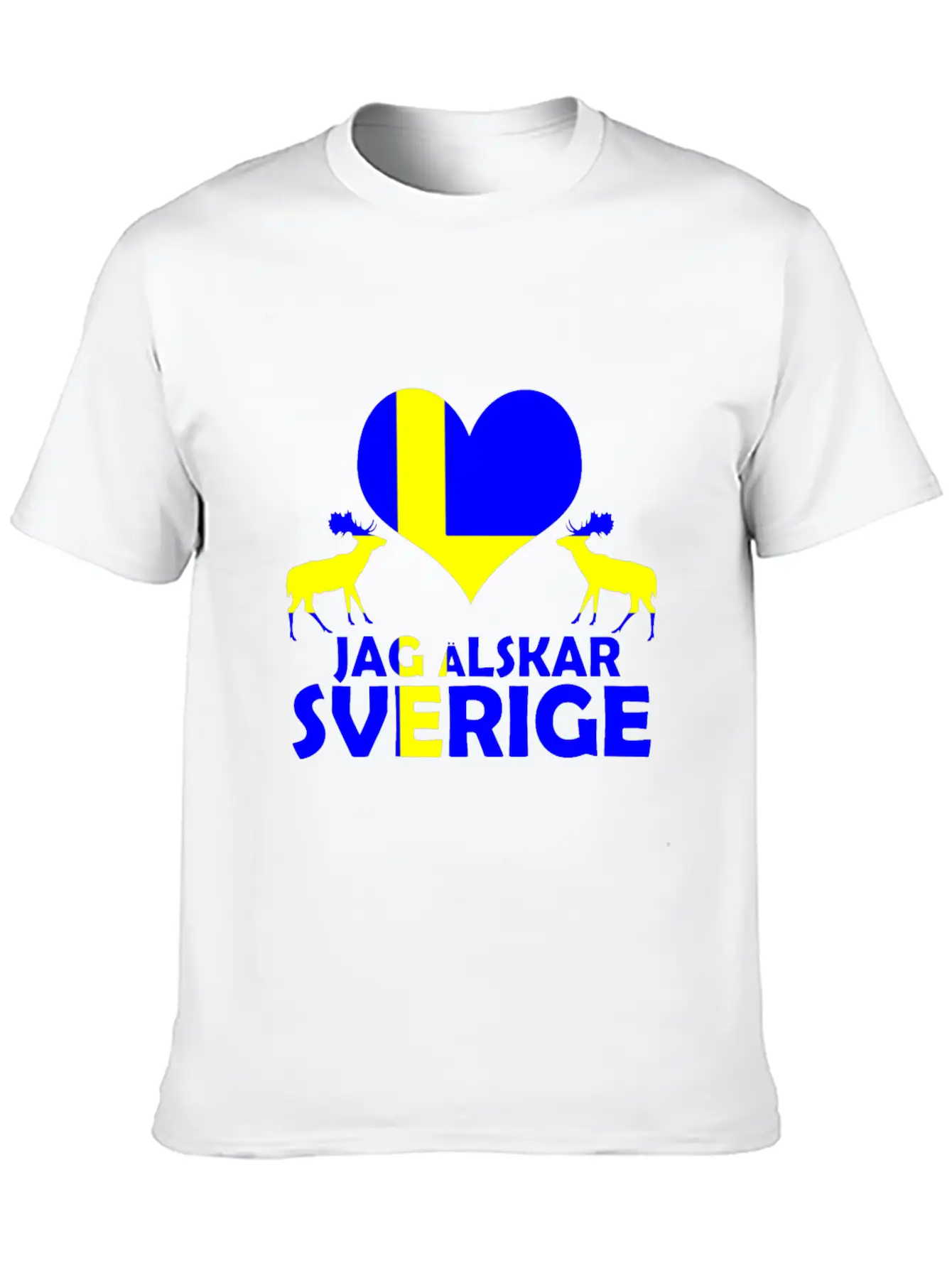 Sweden Culture Modern Fit Casual T-Shirt – Clean And Versatile Design