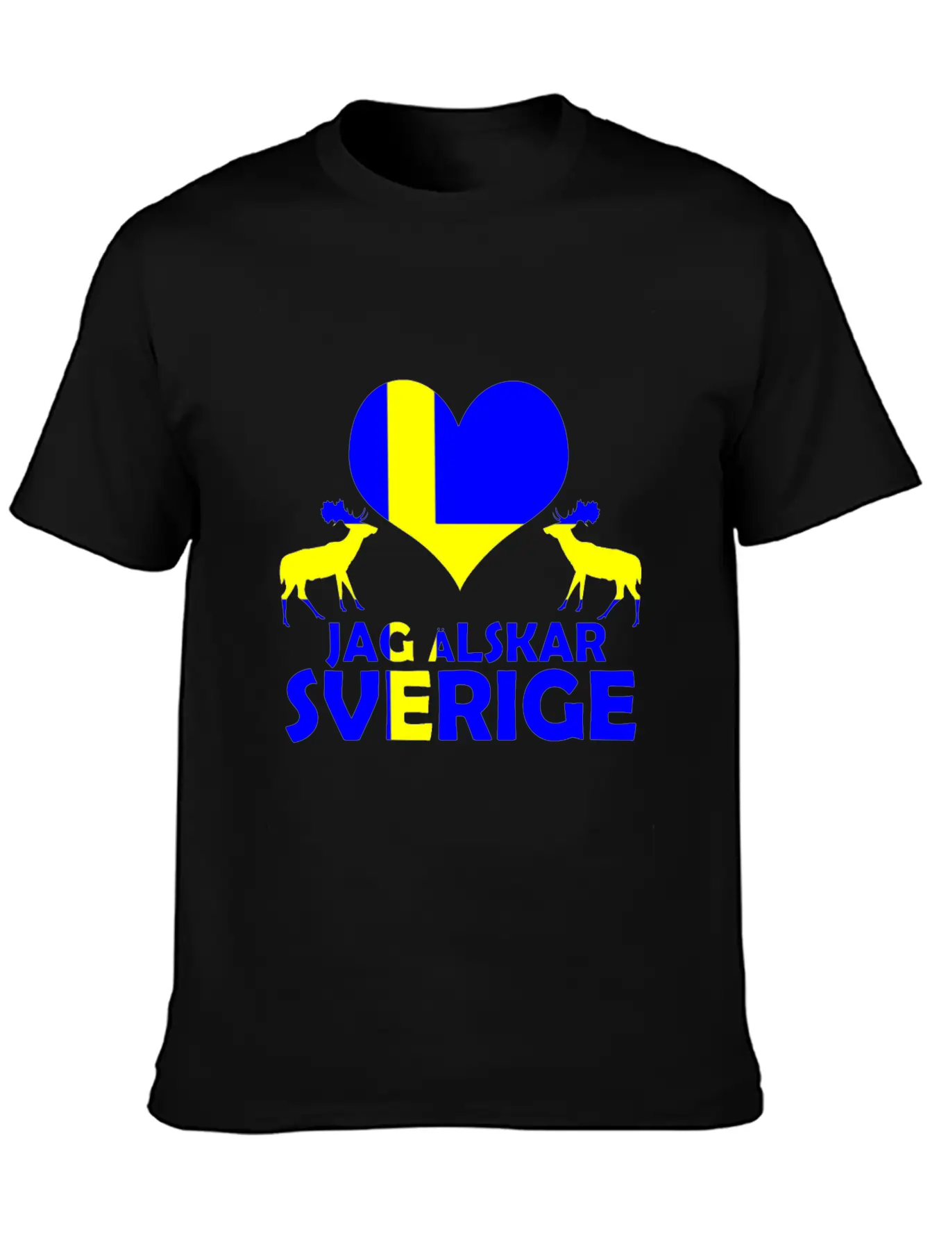 Sweden Culture Modern Fit Casual T-Shirt – Clean And Versatile Design