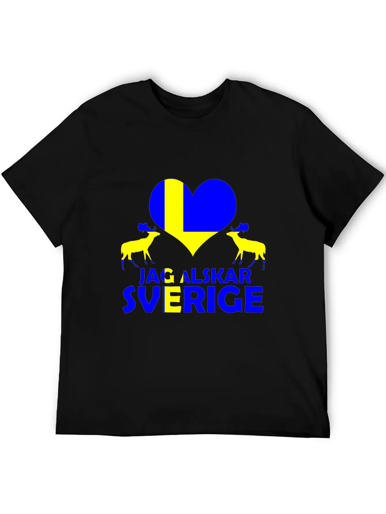 Sweden Culture Modern Fit Casual T-Shirt – Clean And Versatile Design