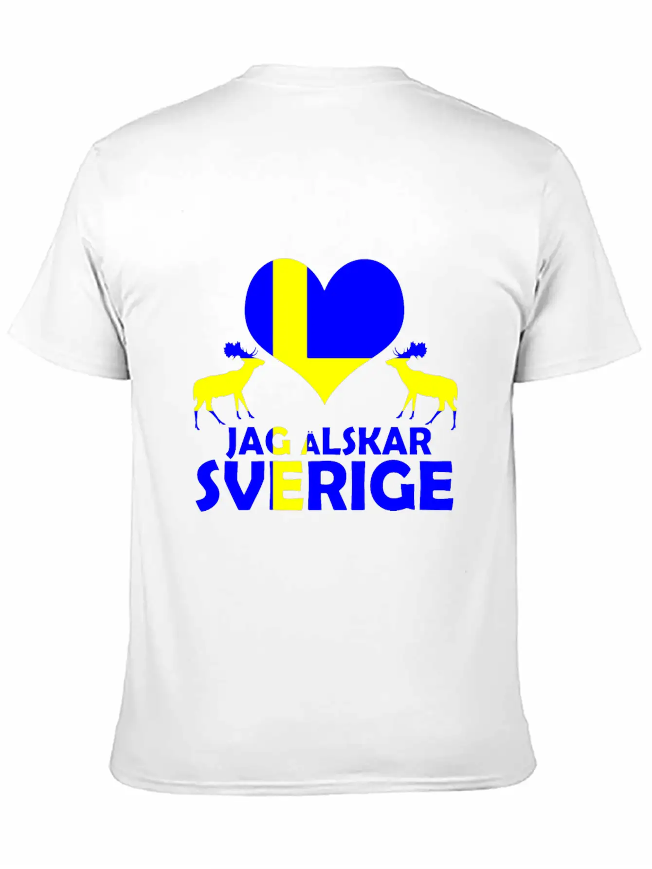 Sweden Culture Modern Fit Casual T-Shirt – Clean And Versatile Design