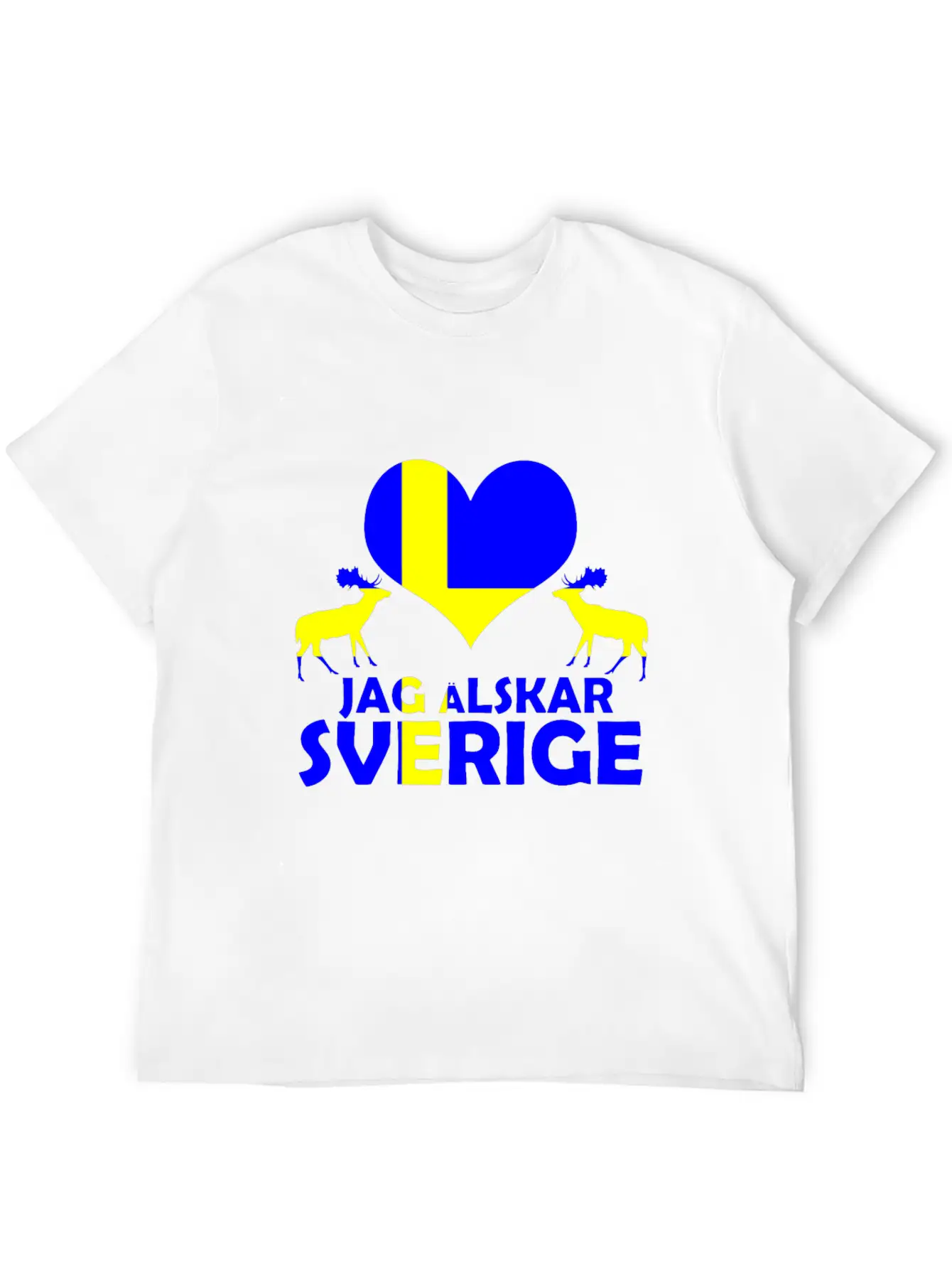 Sweden Culture Modern Fit Casual T-Shirt – Clean And Versatile Design