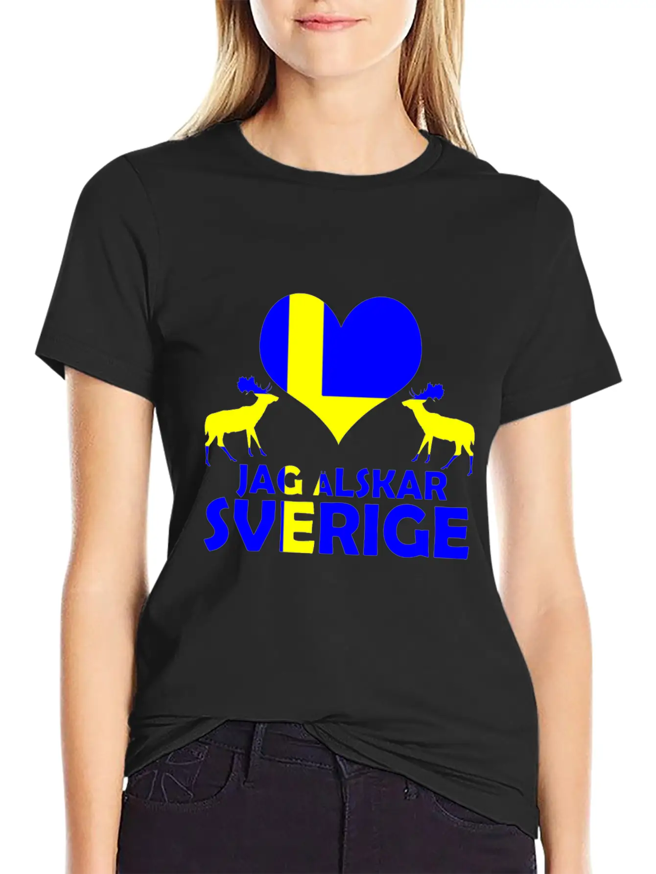 Sweden Culture Modern Fit Casual T-Shirt – Clean And Versatile Design
