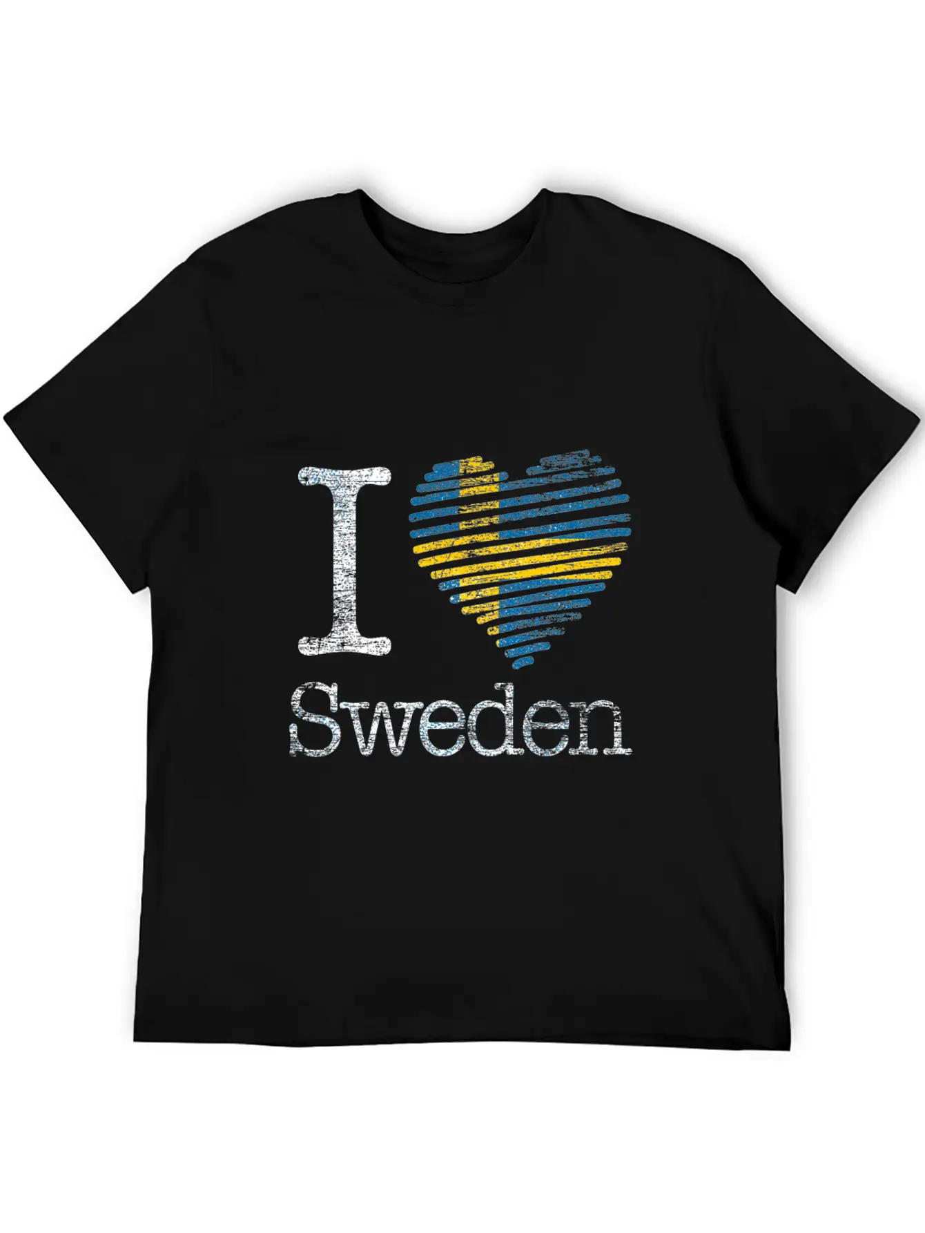 Sweden Love Classic Fit Graphic Tee For Daily Comfort – Unisex Cotton Shirt