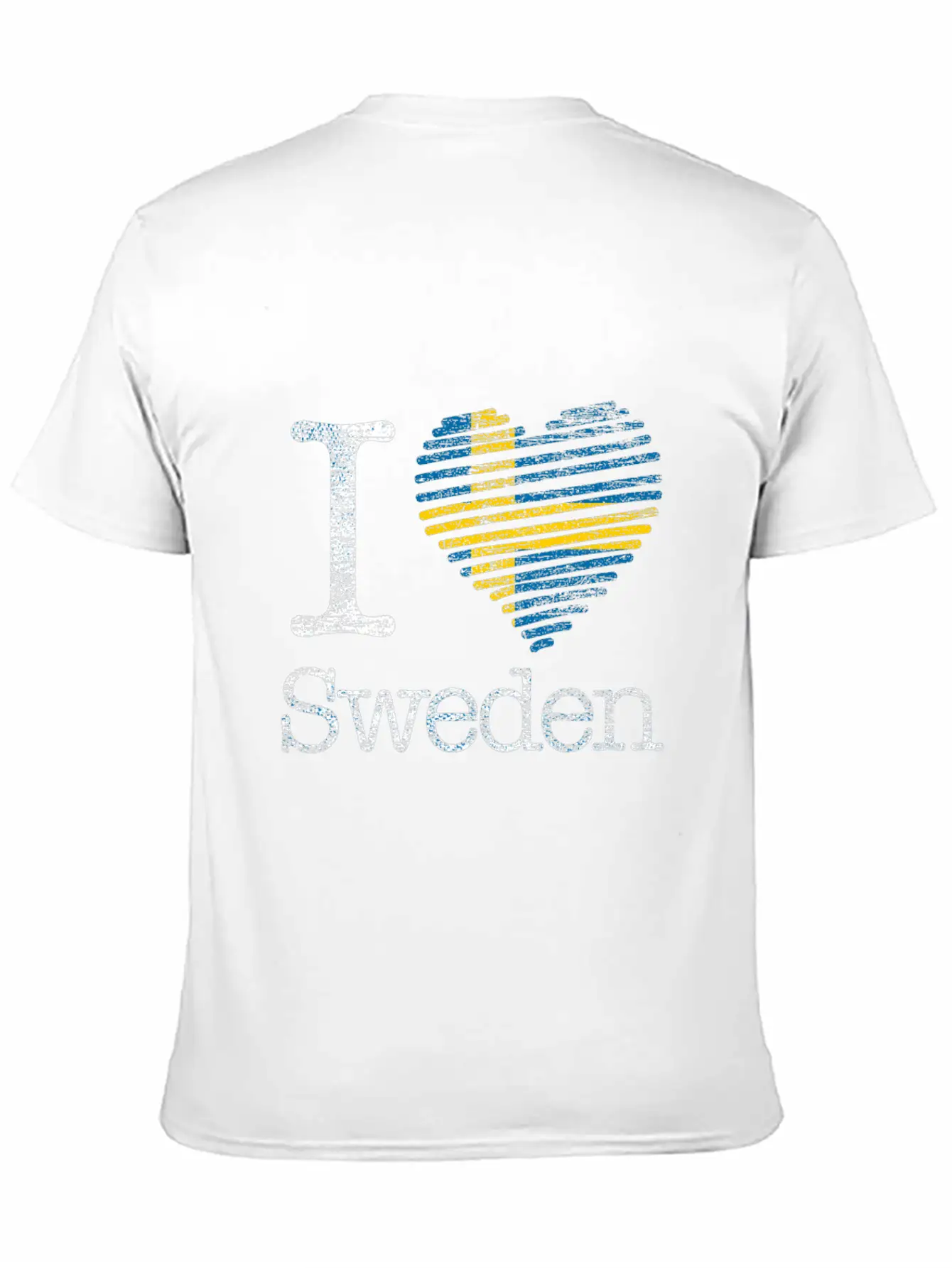 Sweden Love Classic Fit Graphic Tee For Daily Comfort – Unisex Cotton Shirt