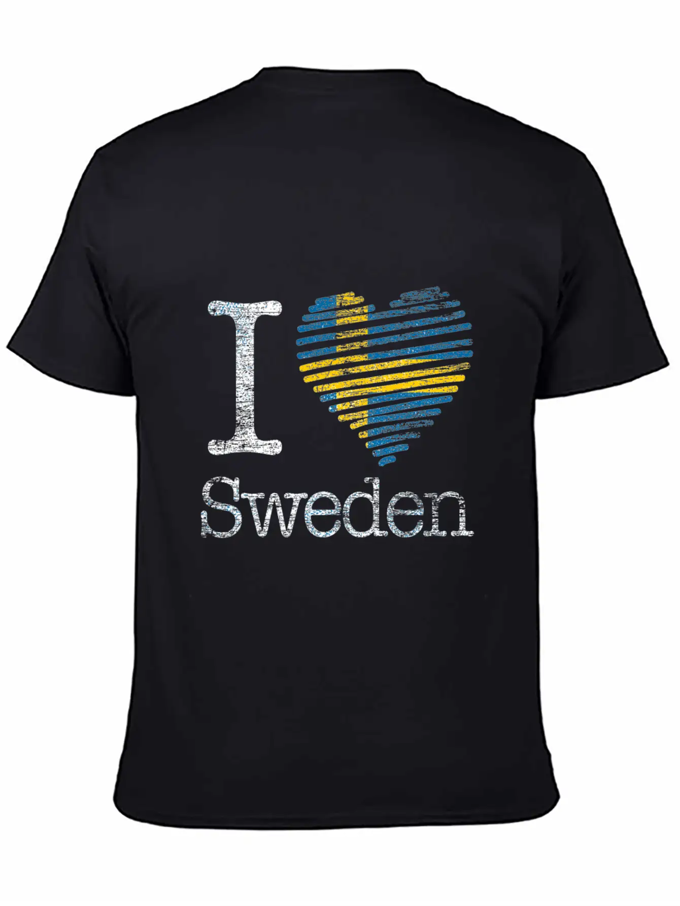 Sweden Love Classic Fit Graphic Tee For Daily Comfort – Unisex Cotton Shirt