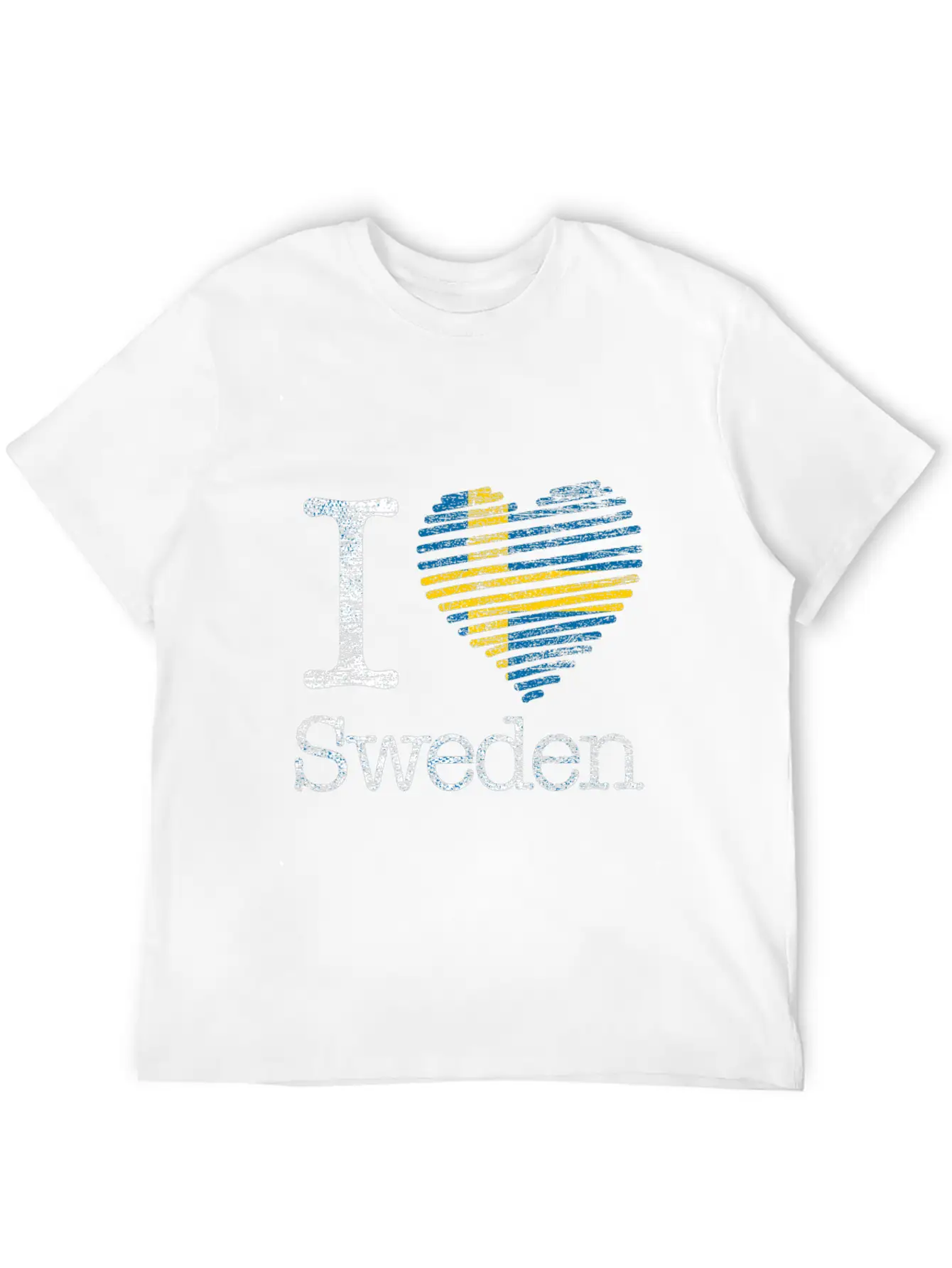 Sweden Love Classic Fit Graphic Tee For Daily Comfort – Unisex Cotton Shirt