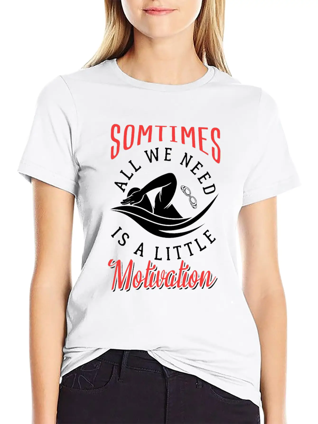 Swimming Fan Lover Watersports Athlete Soft Cotton Short Sleeve Tee – Unisex Wardrobe Staple