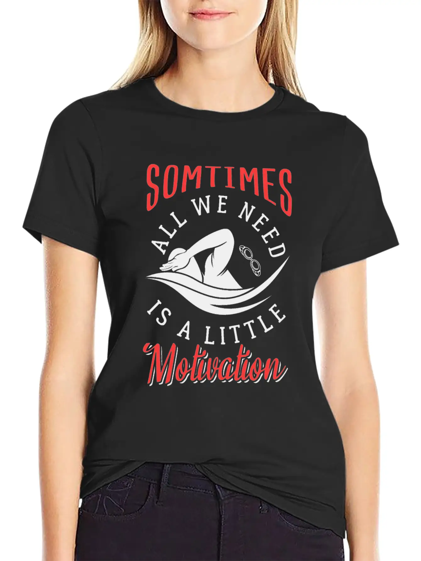Swimming Fan Lover Watersports Athlete Soft Cotton Short Sleeve Tee – Unisex Wardrobe Staple