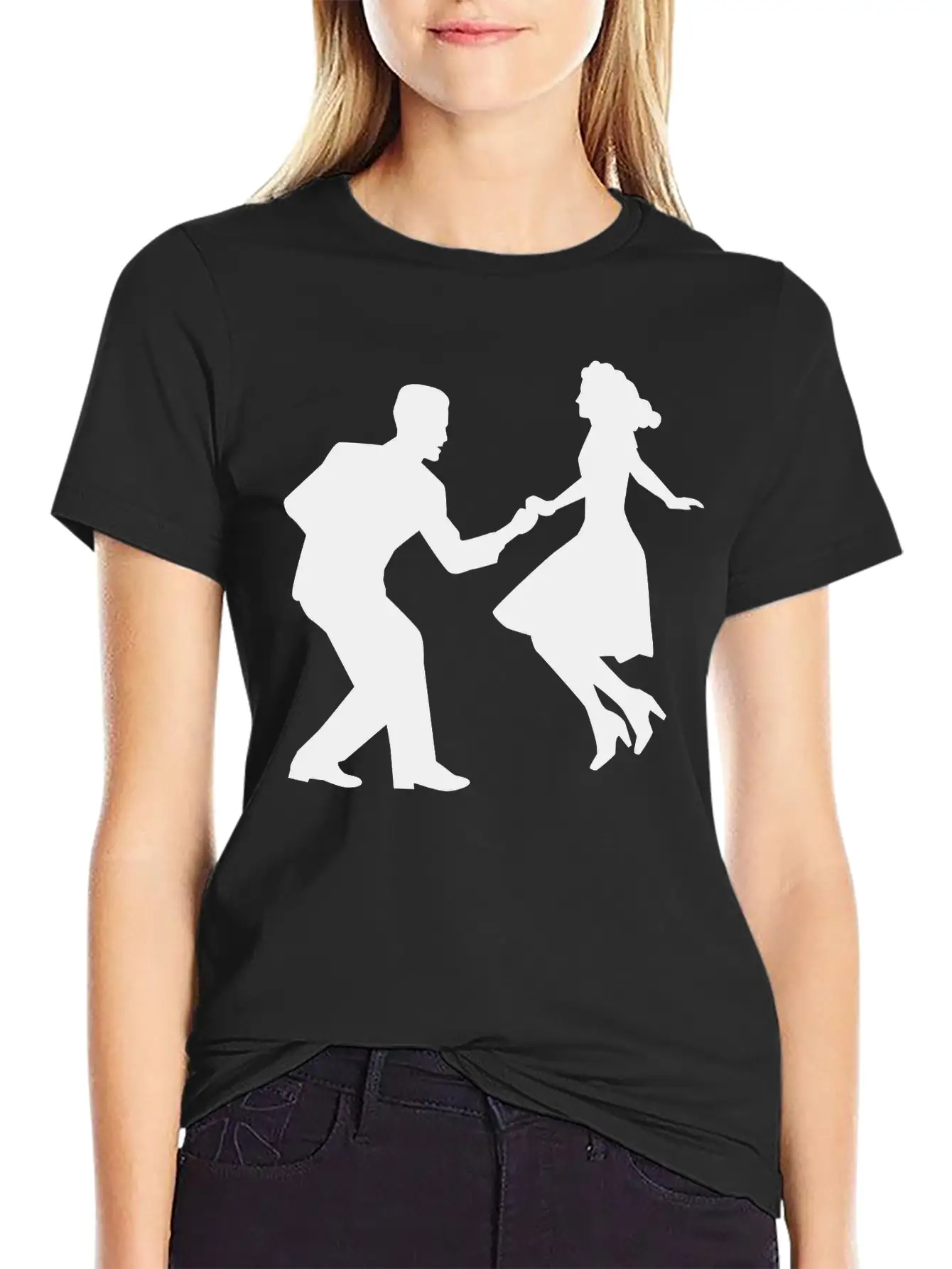 Swing Dance Basic Graphic T-Shirt – Daily Comfort In Soft Cotton