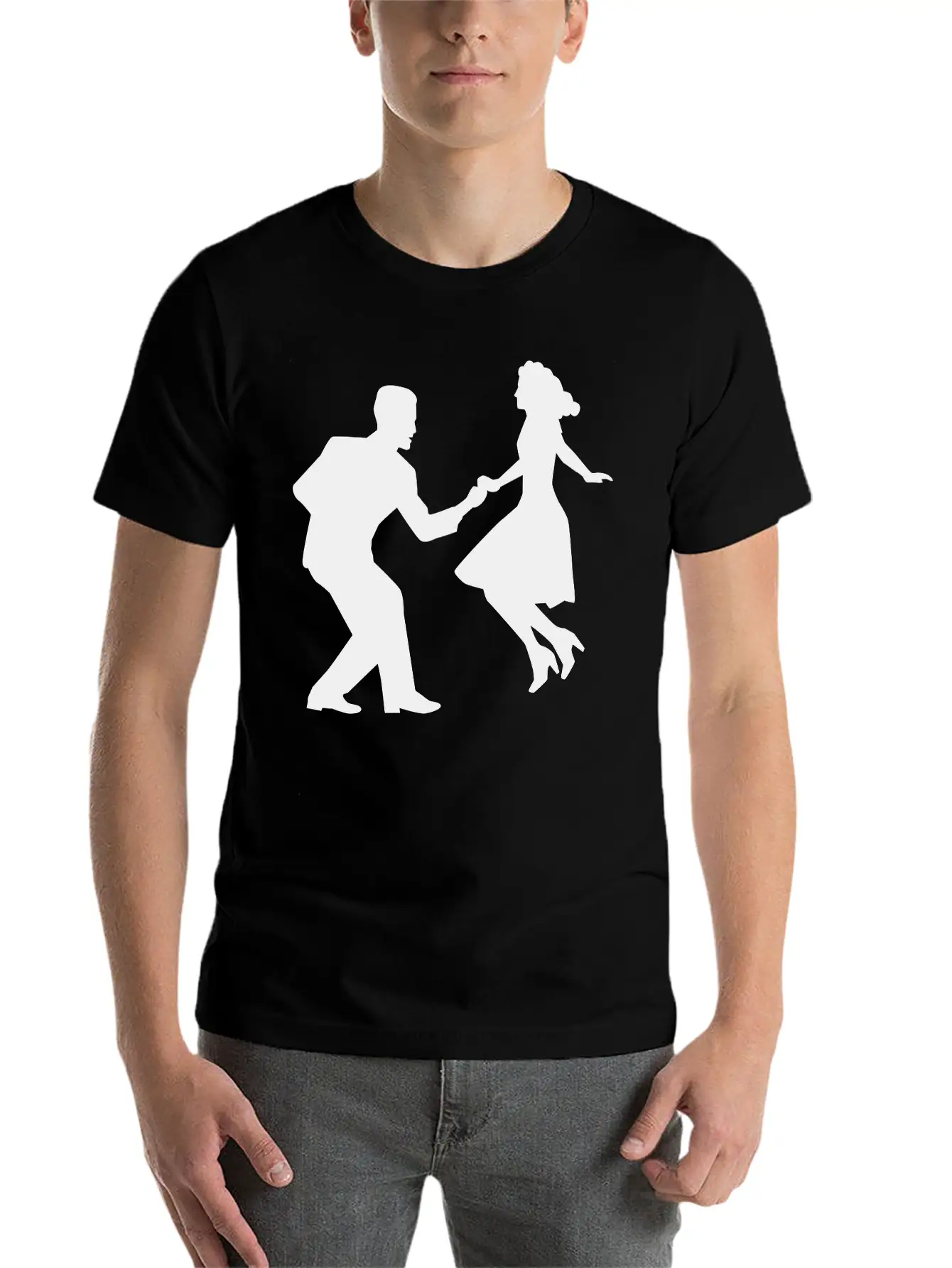 Swing Dance Basic Graphic T-Shirt – Daily Comfort In Soft Cotton