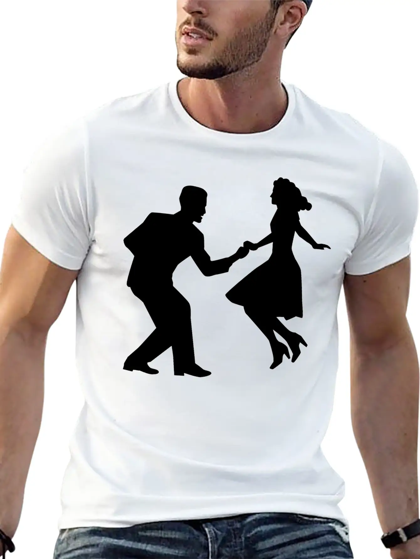 Swing Dance Basic Graphic T-Shirt – Daily Comfort In Soft Cotton
