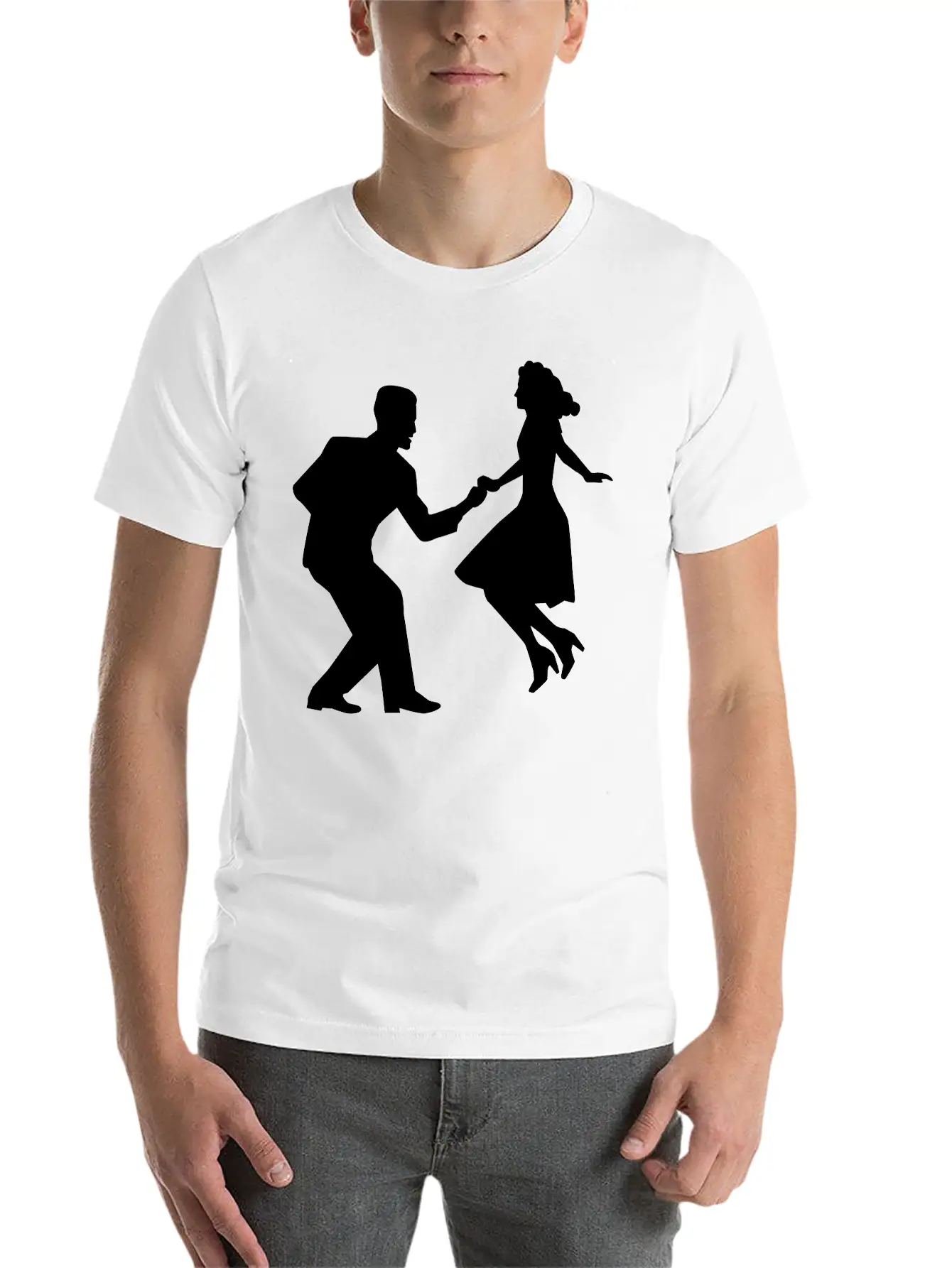 Swing Dance Basic Graphic T-Shirt – Daily Comfort In Soft Cotton