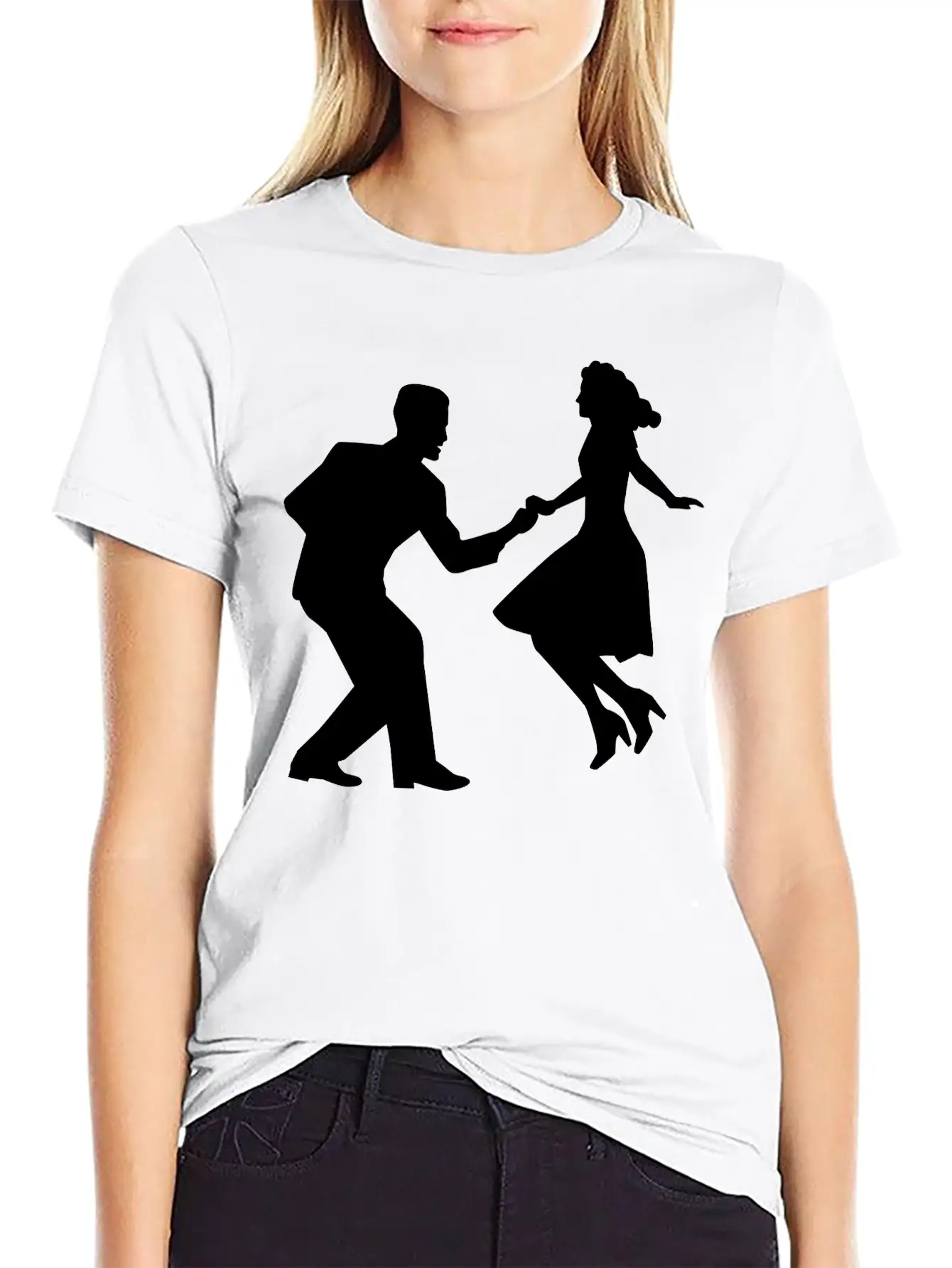 Swing Dance Basic Graphic T-Shirt – Daily Comfort In Soft Cotton