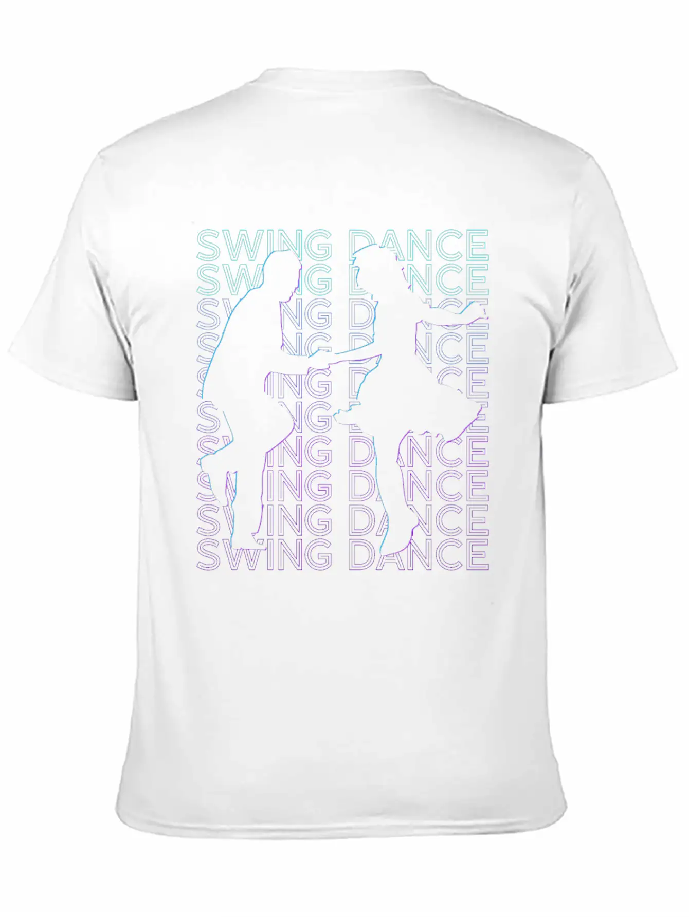 Swing Dance Dancing Swing Dancer Retro Lightweight Cotton T-Shirt – Daily Comfort Graphic Shirt