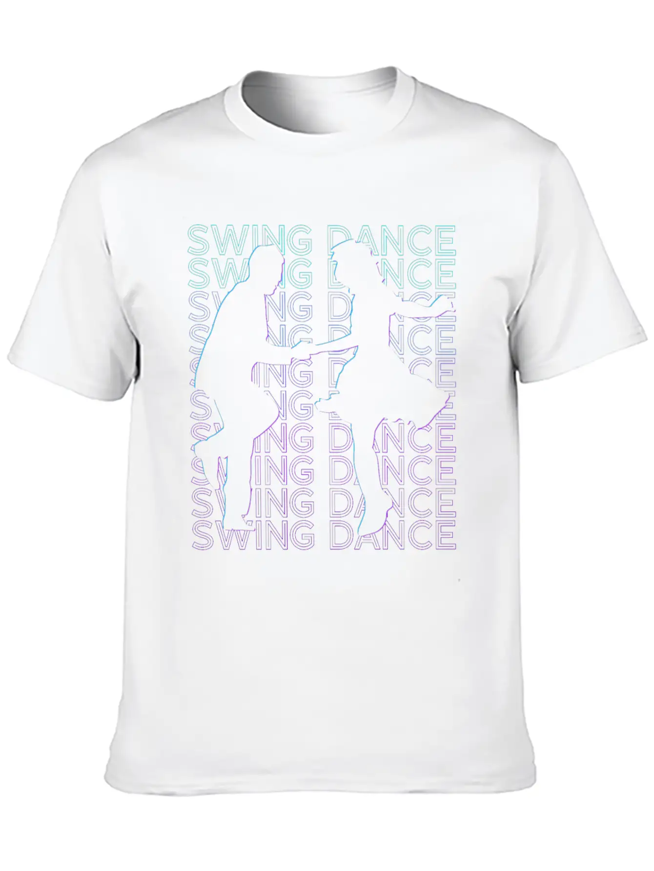 Swing Dance Dancing Swing Dancer Retro Lightweight Cotton T-Shirt – Daily Comfort Graphic Shirt