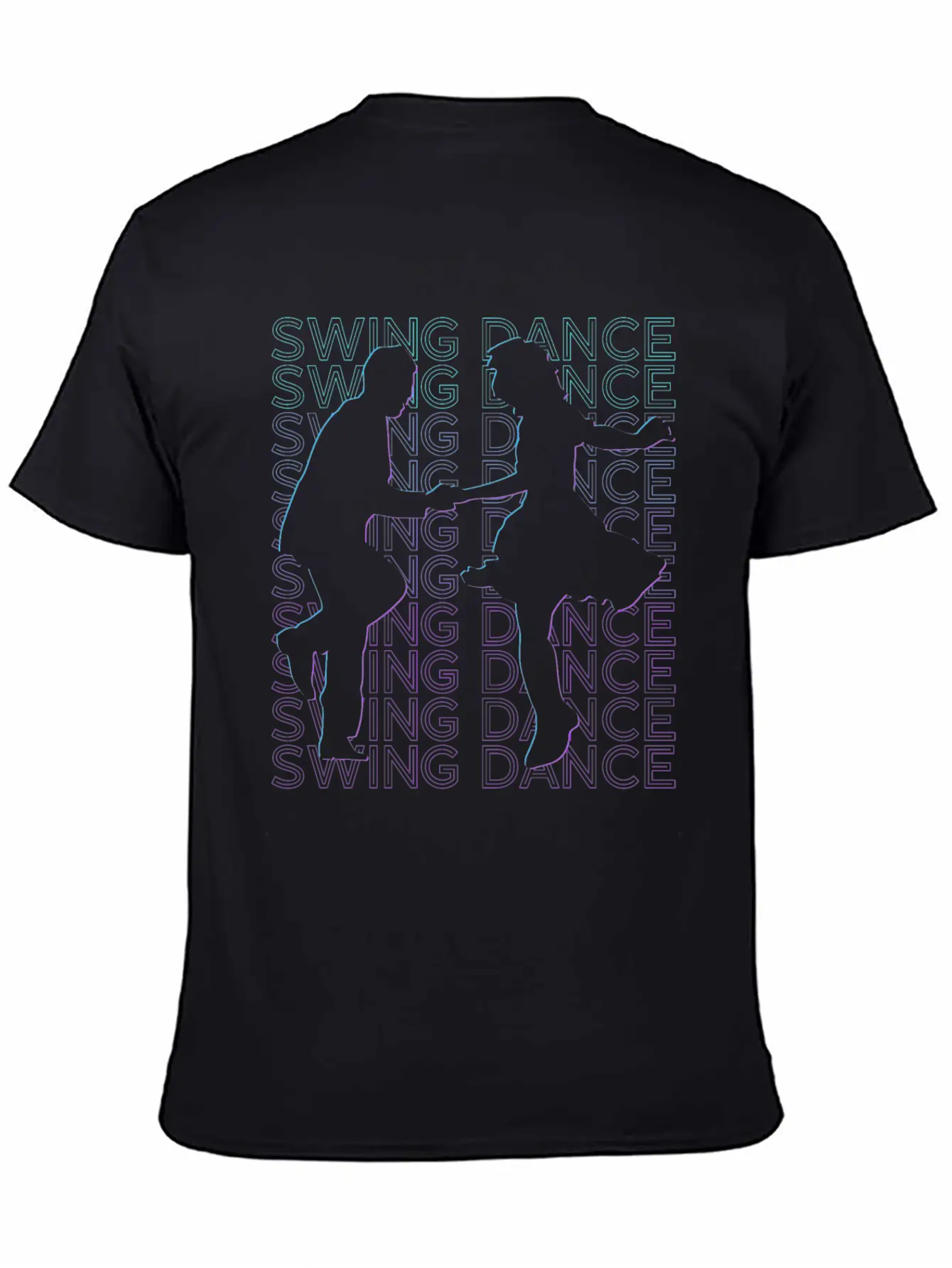 Swing Dance Dancing Swing Dancer Retro Lightweight Cotton T-Shirt – Daily Comfort Graphic Shirt