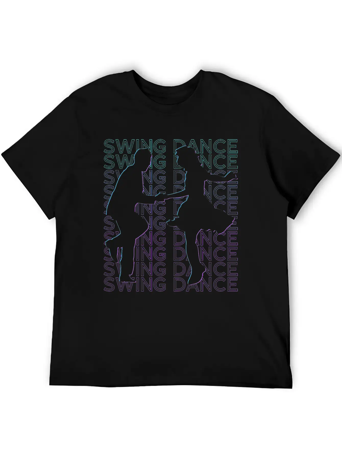 Swing Dance Dancing Swing Dancer Retro Lightweight Cotton T-Shirt – Daily Comfort Graphic Shirt