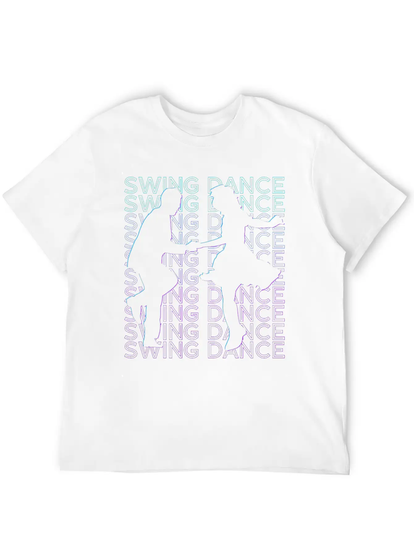 Swing Dance Dancing Swing Dancer Retro Lightweight Cotton T-Shirt – Daily Comfort Graphic Shirt
