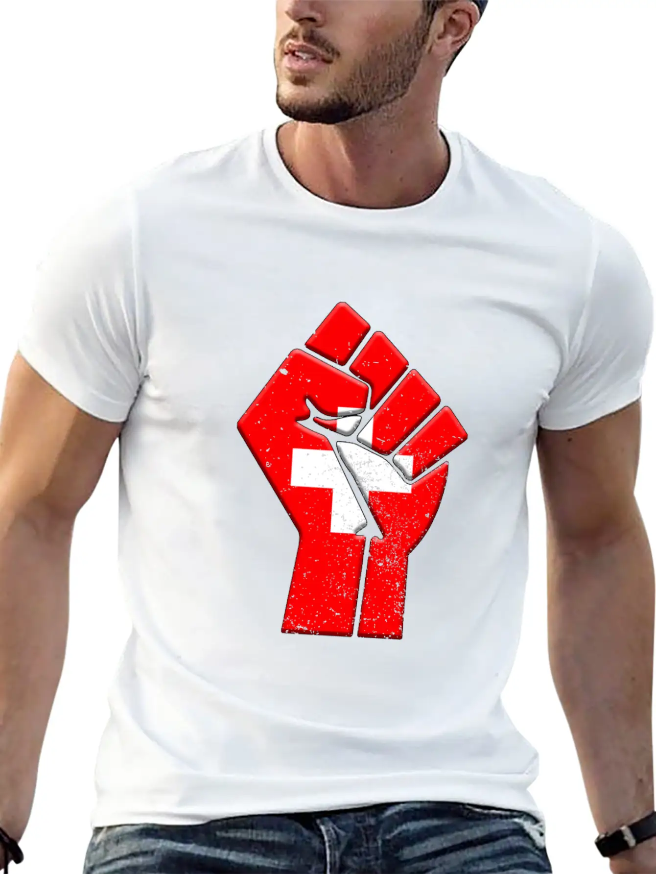 Switzerland Flag Country Pride Native Family Soft Cotton Short Sleeve Tee – Unisex Wardrobe Staple