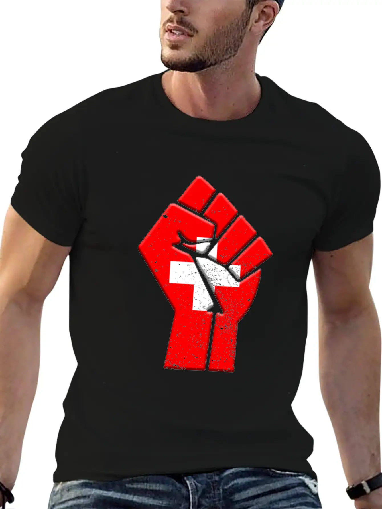Switzerland Flag Country Pride Native Family Soft Cotton Short Sleeve Tee – Unisex Wardrobe Staple