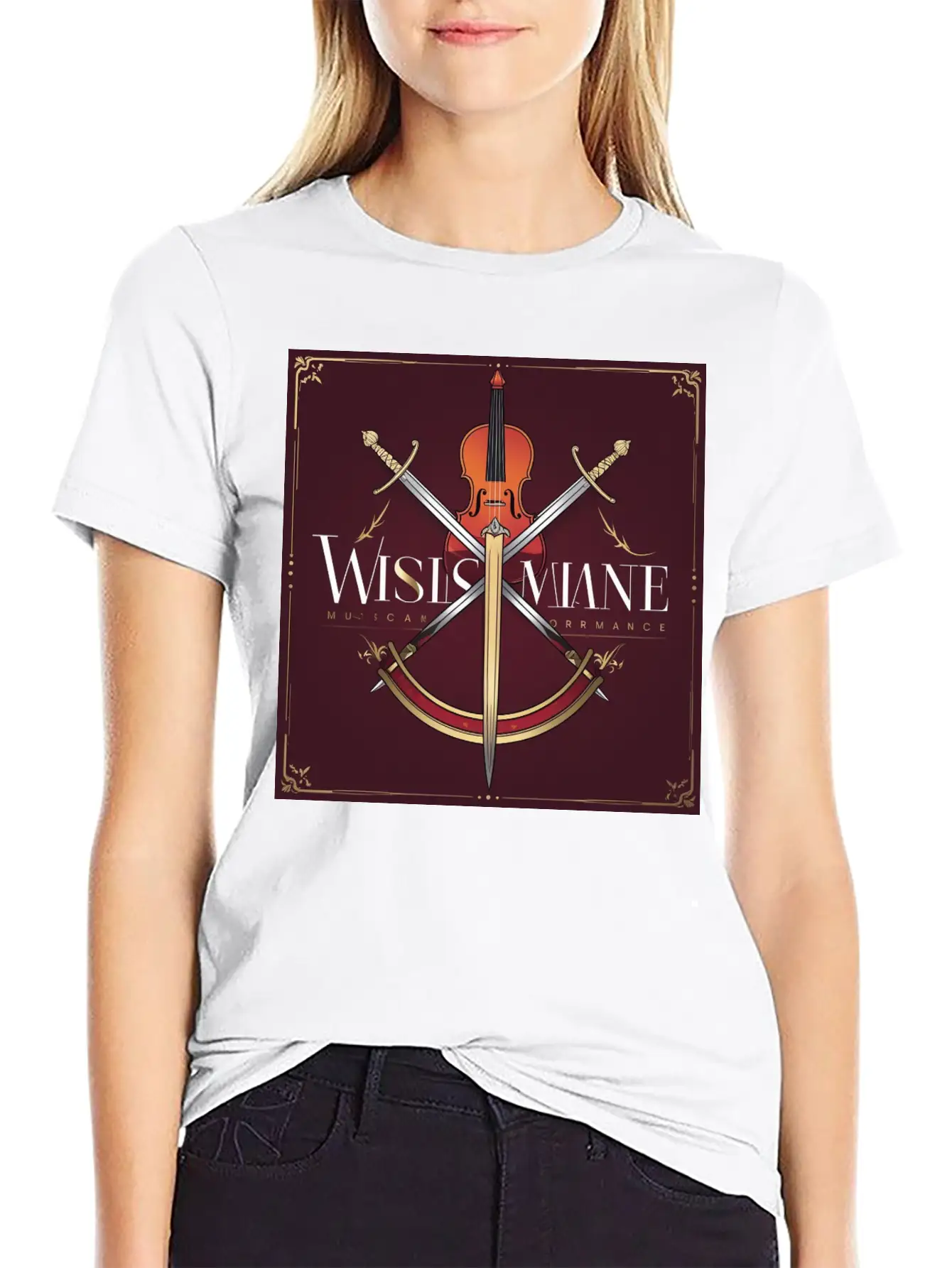 SWORD Music Performance Lightweight Cotton T-Shirt – Daily Comfort Graphic Shirt