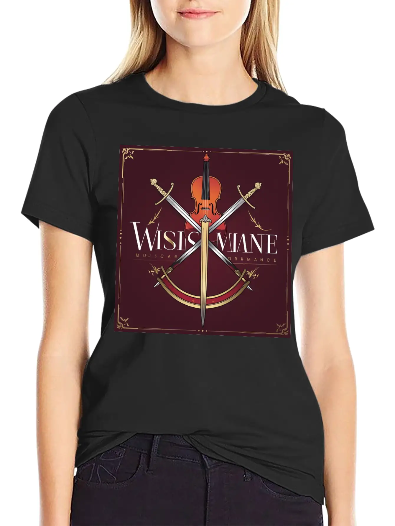 SWORD Music Performance Lightweight Cotton T-Shirt – Daily Comfort Graphic Shirt