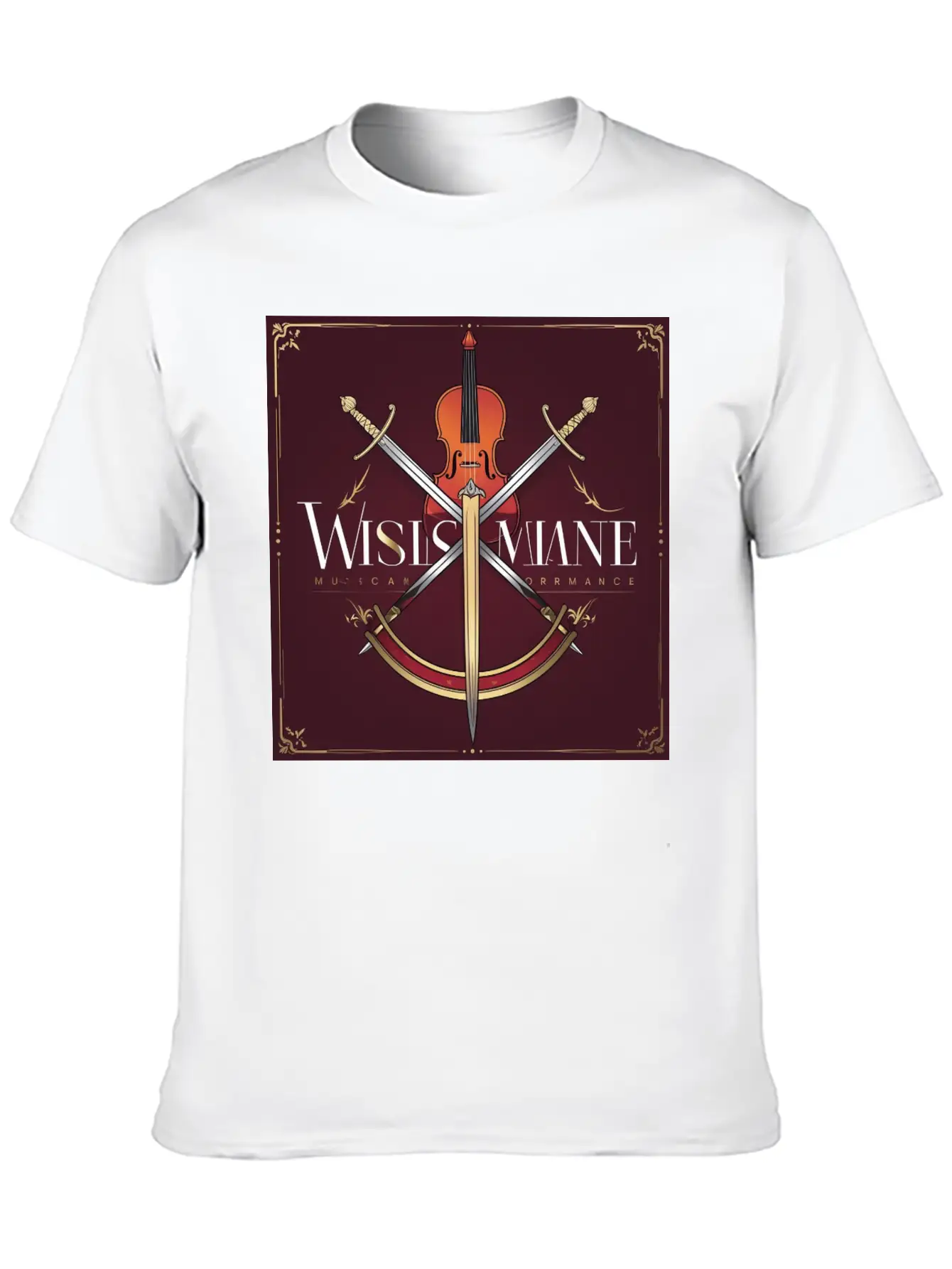 SWORD Music Performance Lightweight Cotton T-Shirt – Daily Comfort Graphic Shirt