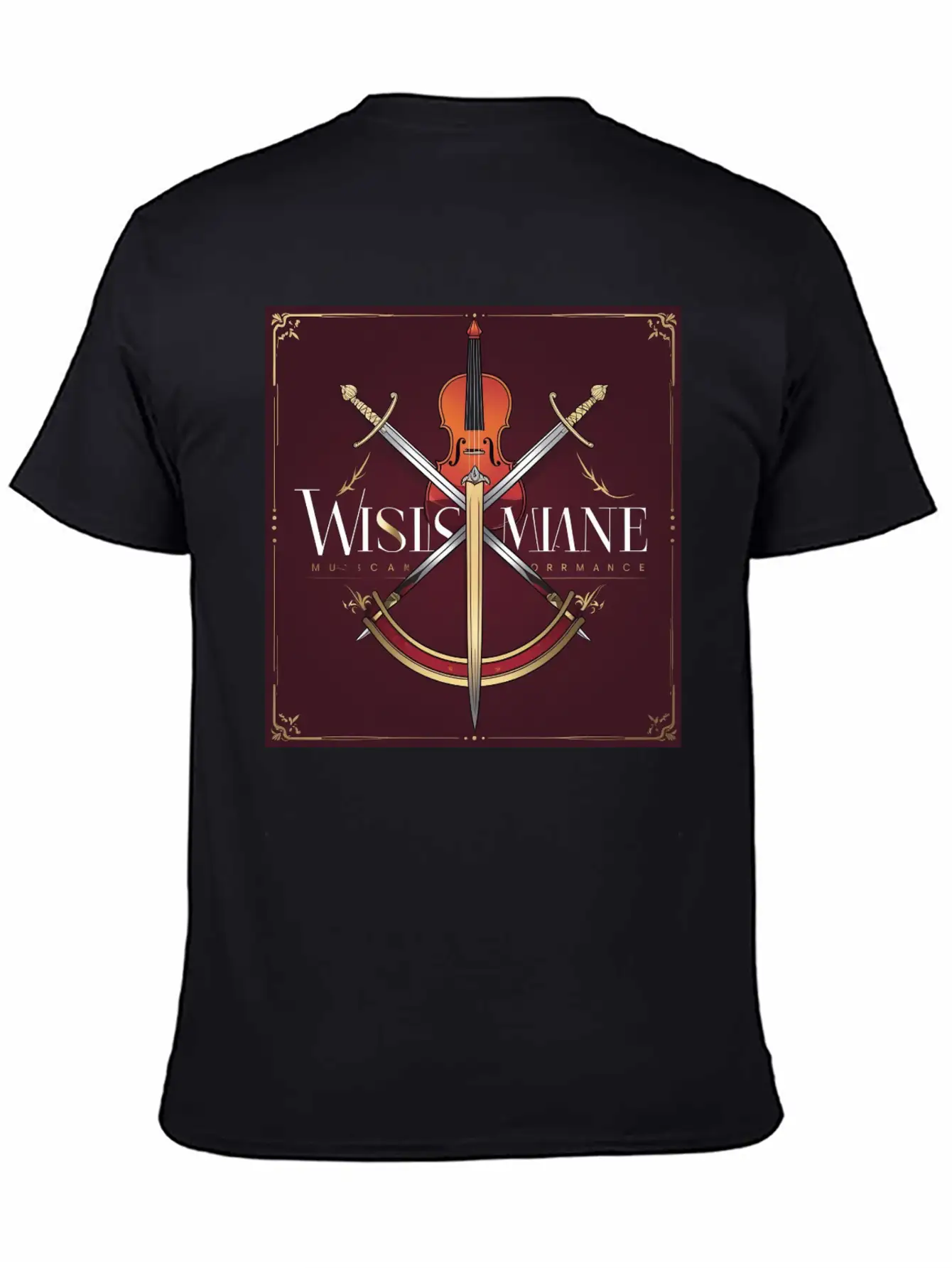 SWORD Music Performance Lightweight Cotton T-Shirt – Daily Comfort Graphic Shirt
