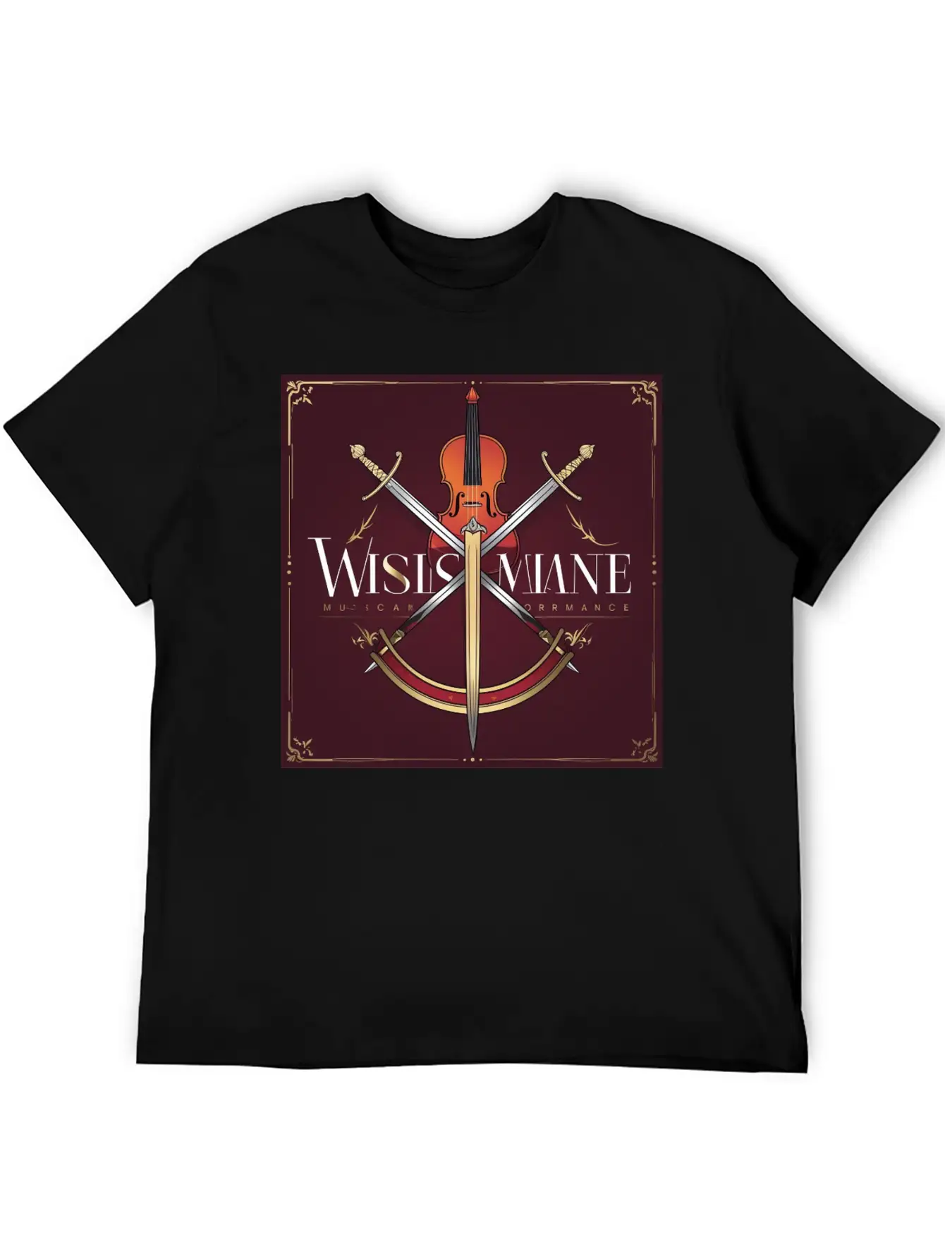 SWORD Music Performance Lightweight Cotton T-Shirt – Daily Comfort Graphic Shirt