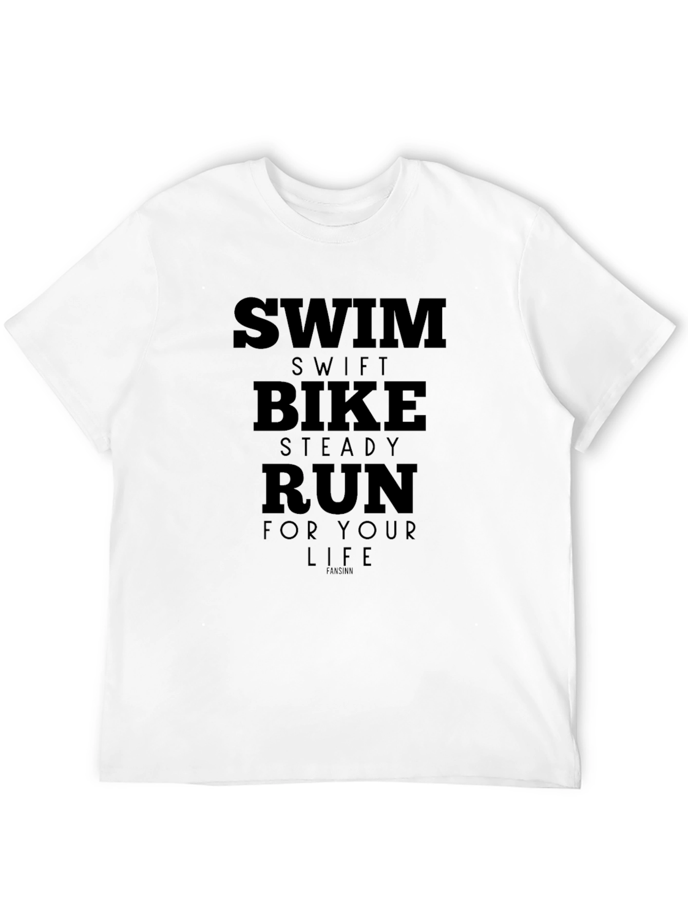 Swim Bike Run T-Shirt - Triathlon Training Tee