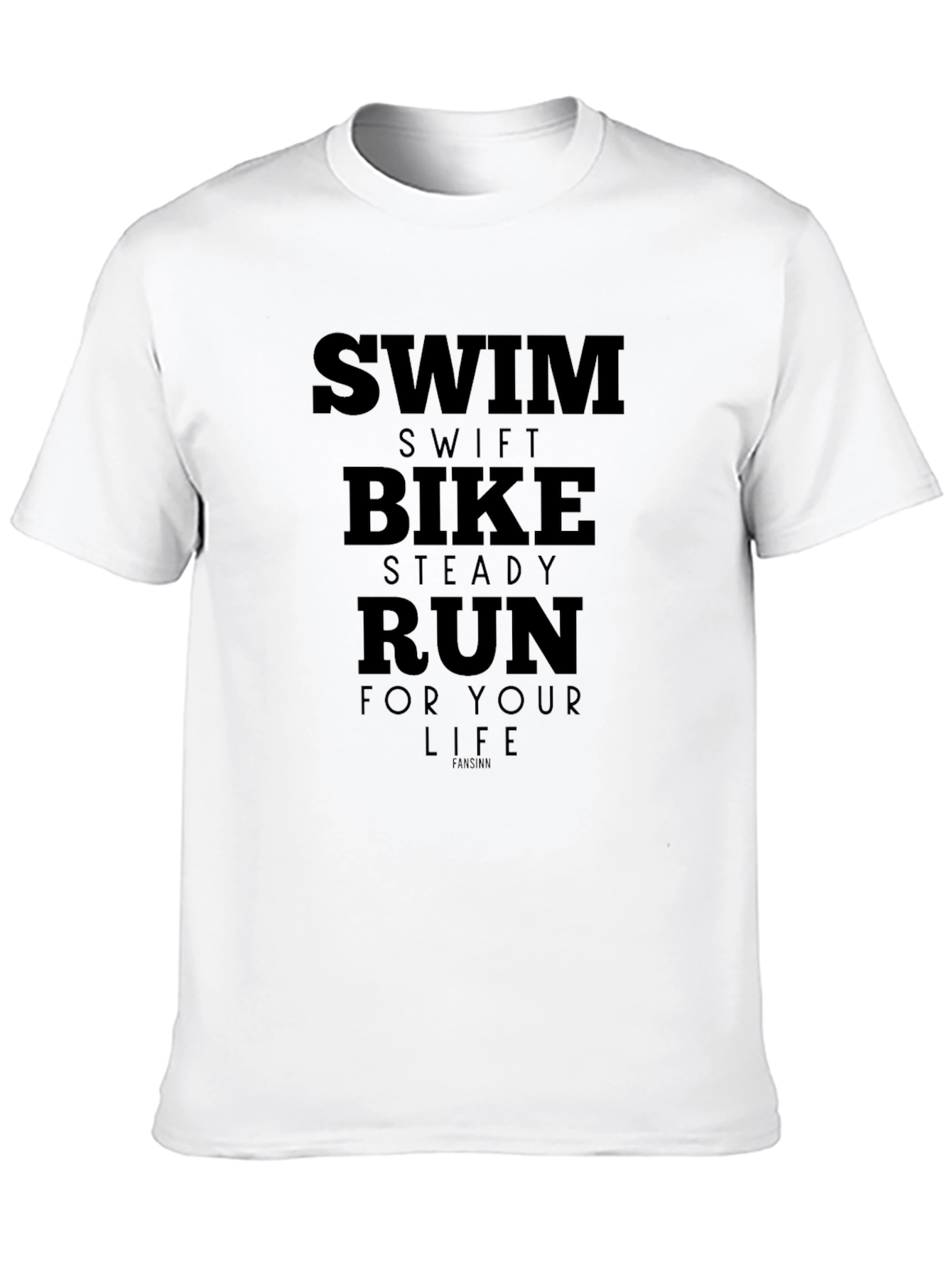 Swim Bike Run T-Shirt - Triathlon Training Tee
