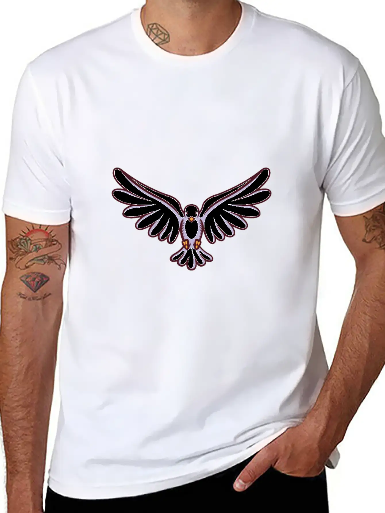 Symbol Of Peace Modern Fit Casual T-Shirt – Clean And Versatile Design