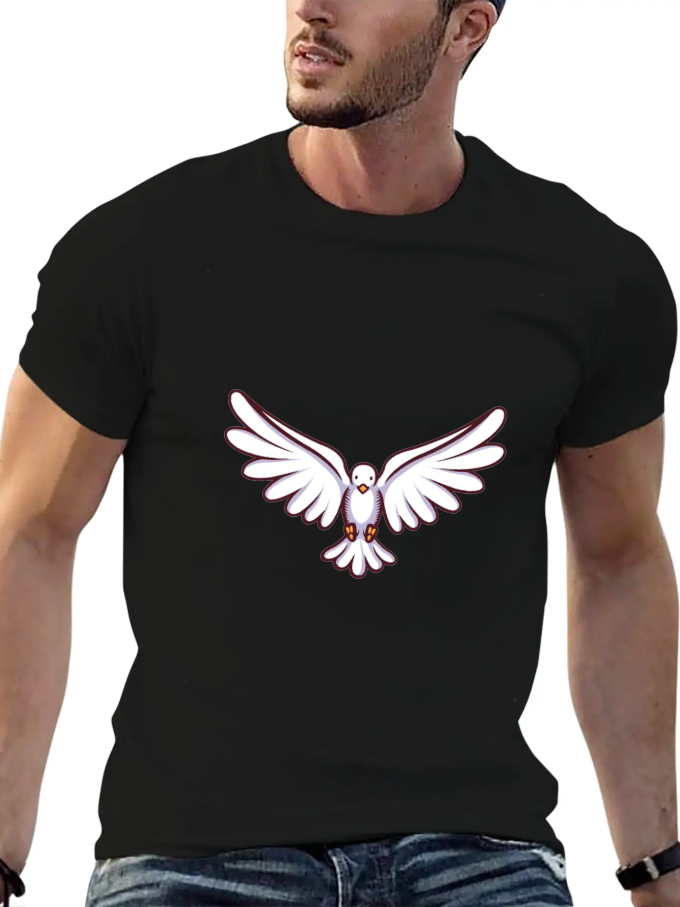 Symbol Of Peace Modern Fit Casual T-Shirt – Clean And Versatile Design