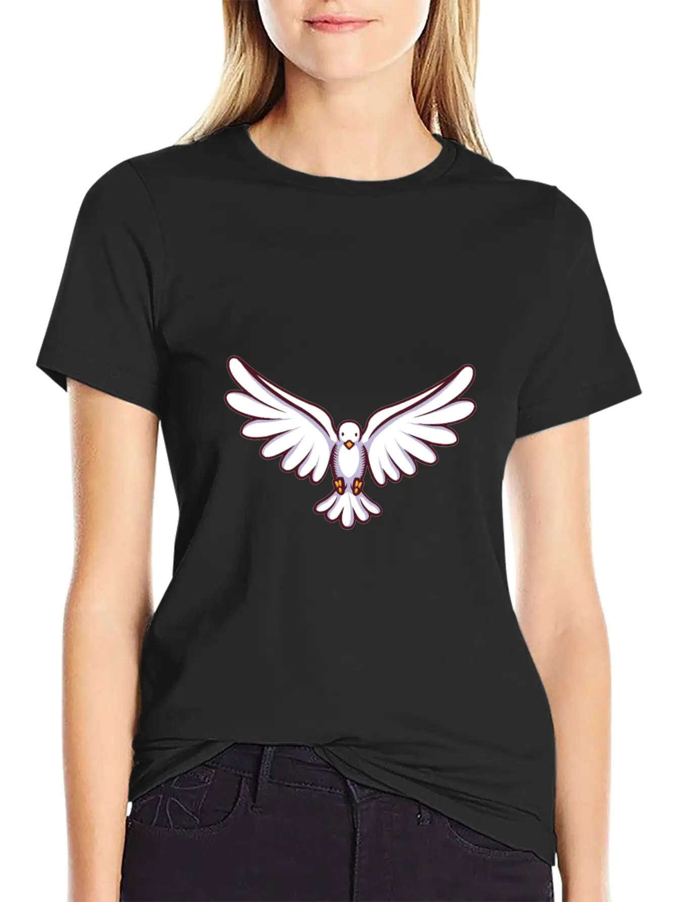 Symbol Of Peace Modern Fit Casual T-Shirt – Clean And Versatile Design