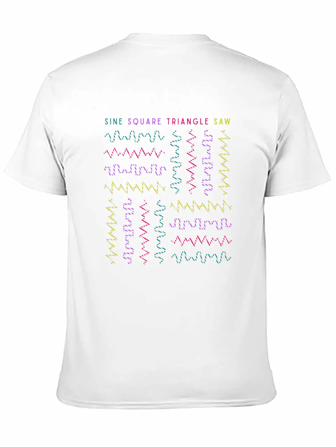 Synthesizer Analog Waveform Keyboard Music Produce Unisex Casual T-Shirt – Clean Design For Daily Comfort