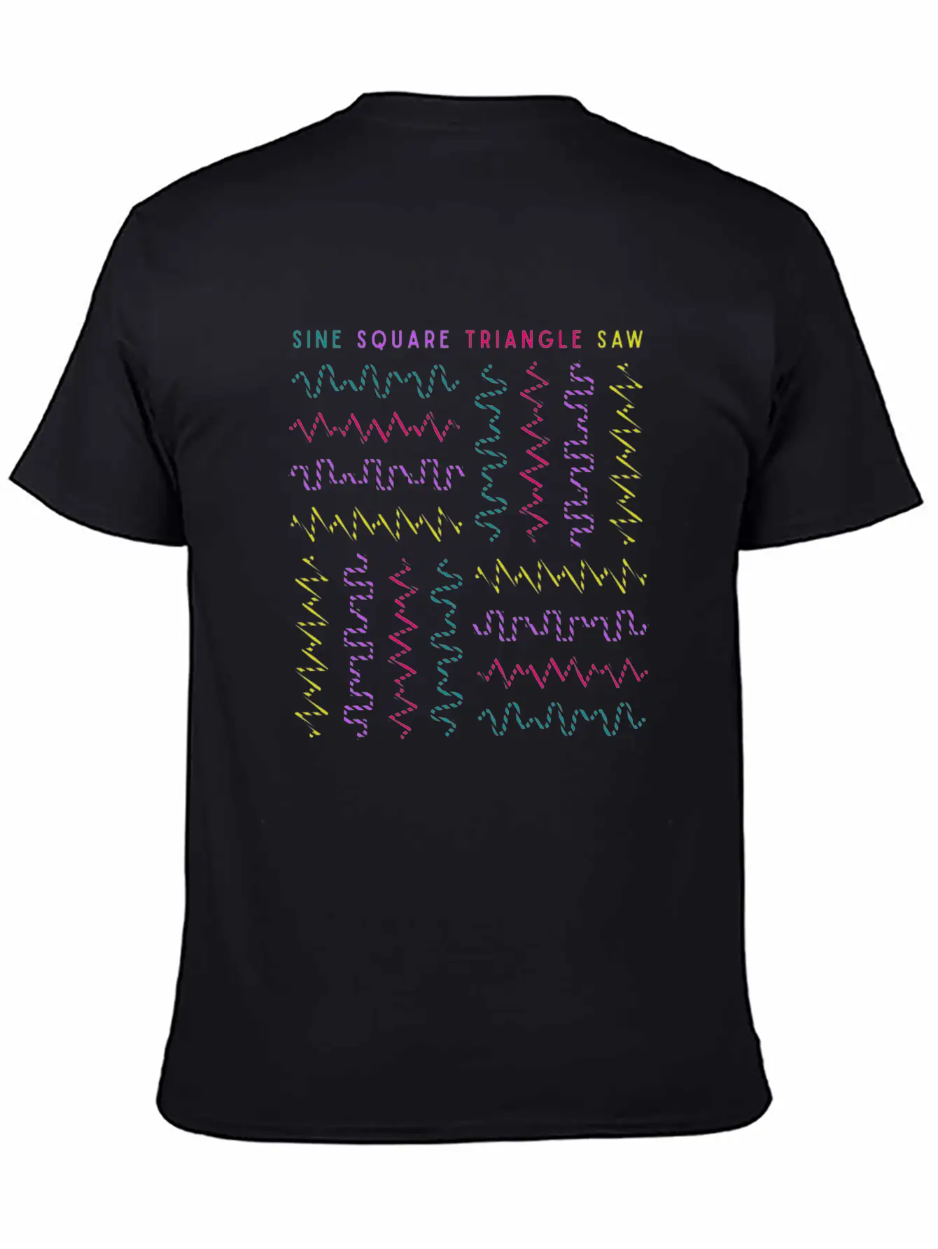 Synthesizer Analog Waveform Keyboard Music Produce Unisex Casual T-Shirt – Clean Design For Daily Comfort
