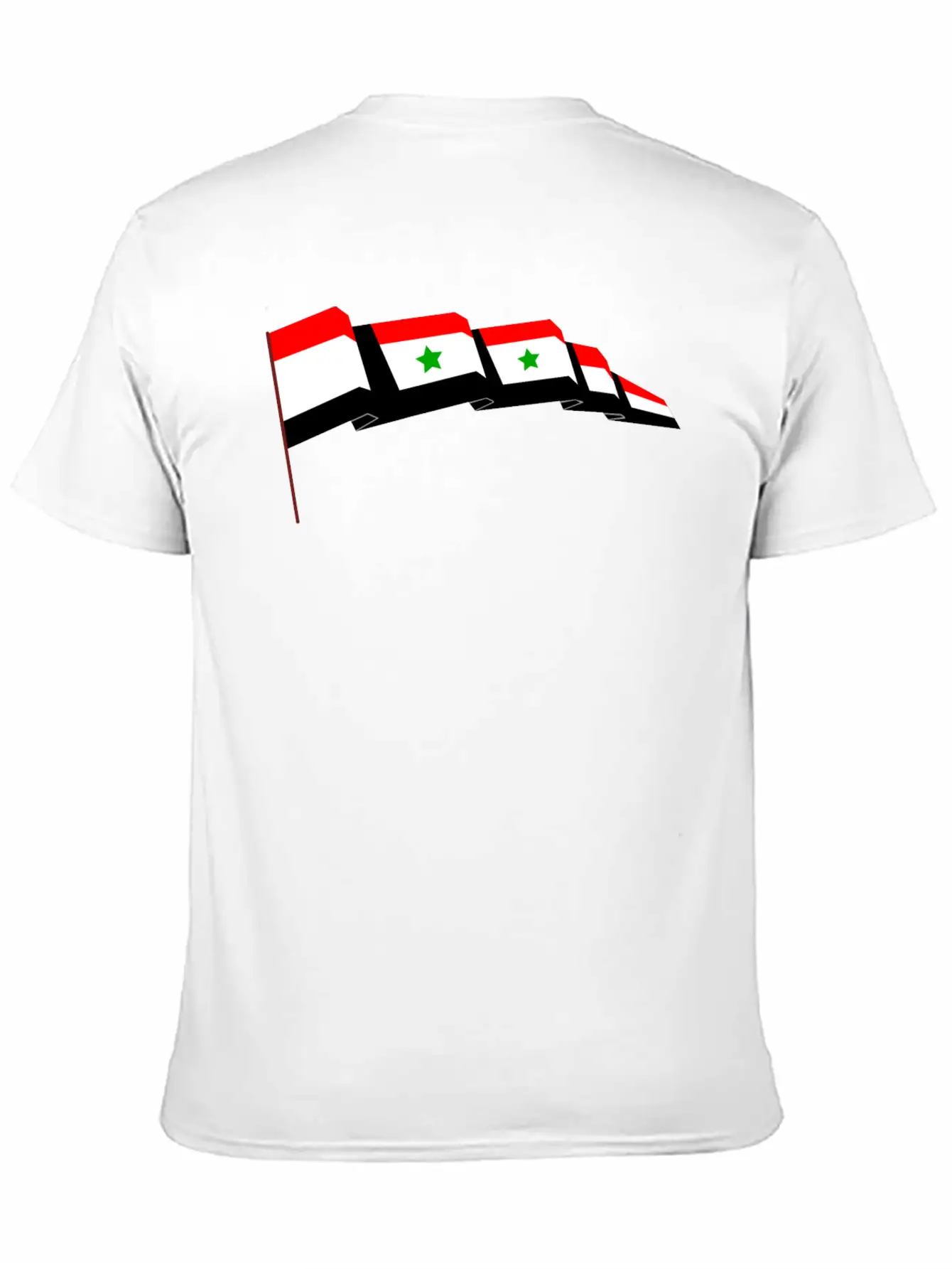Syrian Flag Essential Cotton Tee For Daily Outfits – Unisex Style