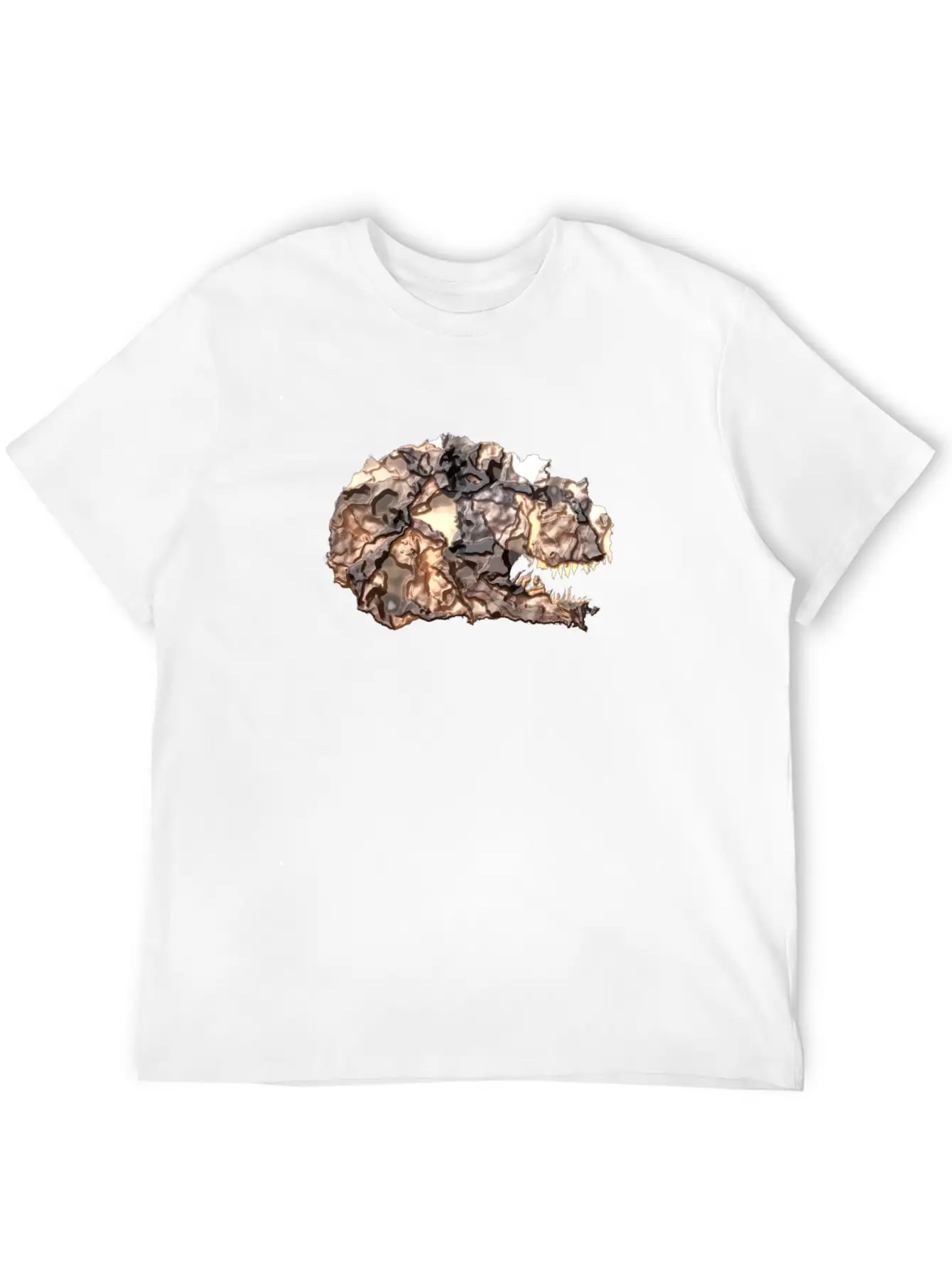 T-rex Lava Head Soft Cotton Short Sleeve Tee – Unisex Wardrobe Staple