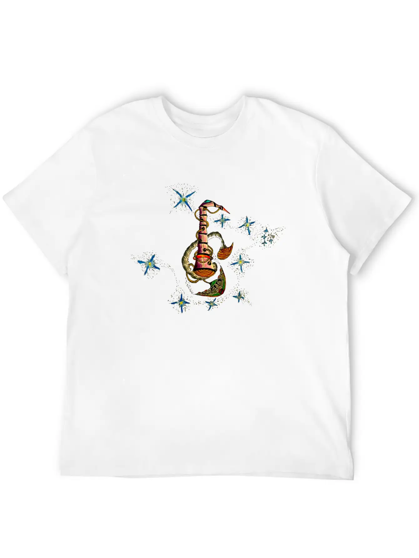 T-SHIRTS SHOPFRONT DESIGNS TEES FLUTE On The MOVE Unisex Casual T-Shirt – Clean Design For Daily Comfort