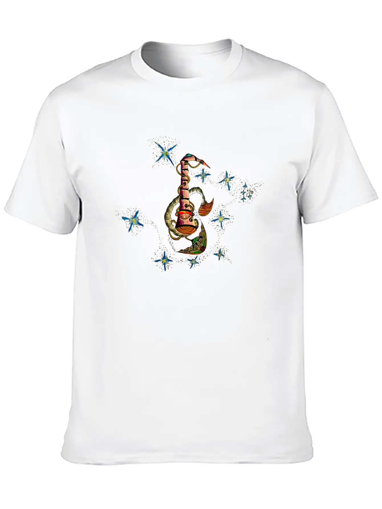 T-SHIRTS SHOPFRONT DESIGNS TEES FLUTE On The MOVE Unisex Casual T-Shirt – Clean Design For Daily Comfort
