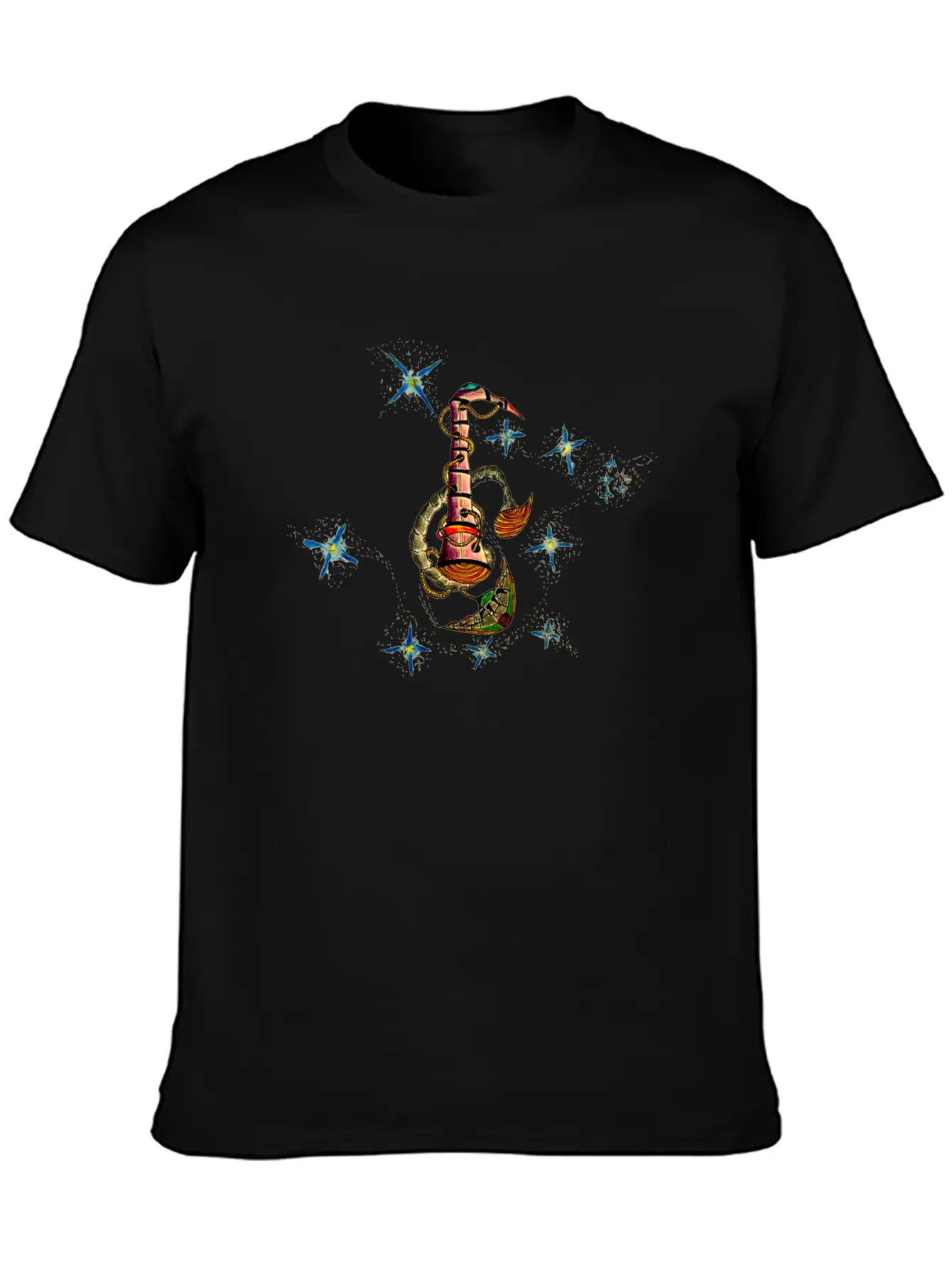 T-SHIRTS SHOPFRONT DESIGNS TEES FLUTE On The MOVE Unisex Casual T-Shirt – Clean Design For Daily Comfort