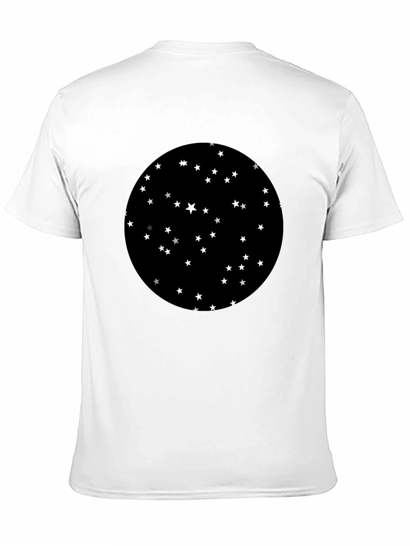 Starry Night Graphic Black T-Shirt